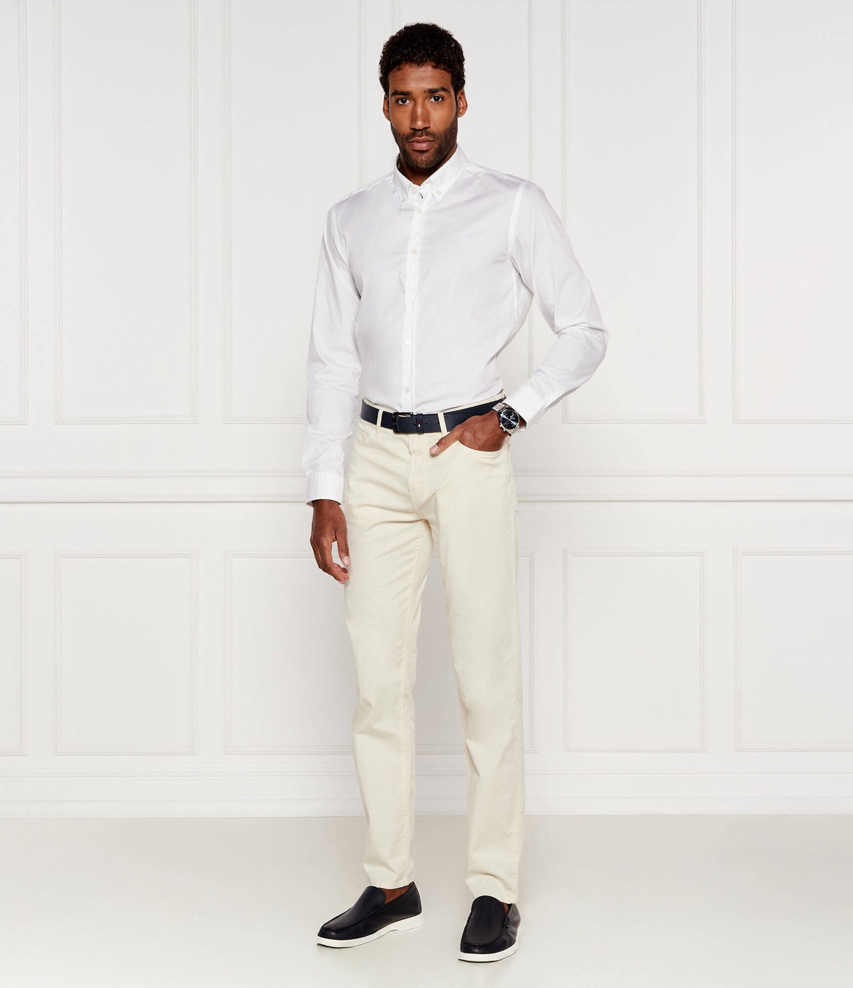 BOSS Black Cămașă H-ROAN-BD-E-C1-253 | Slim Fit | stretch