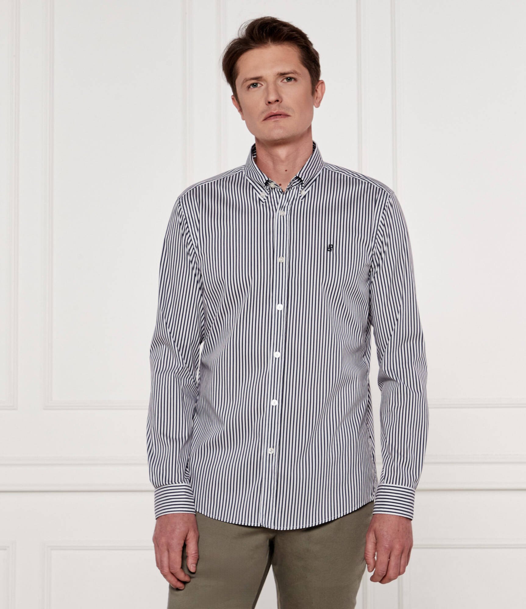 BOSS Black Cămașă H-ROAN-BD-E-C1-253 | Slim Fit | stretch