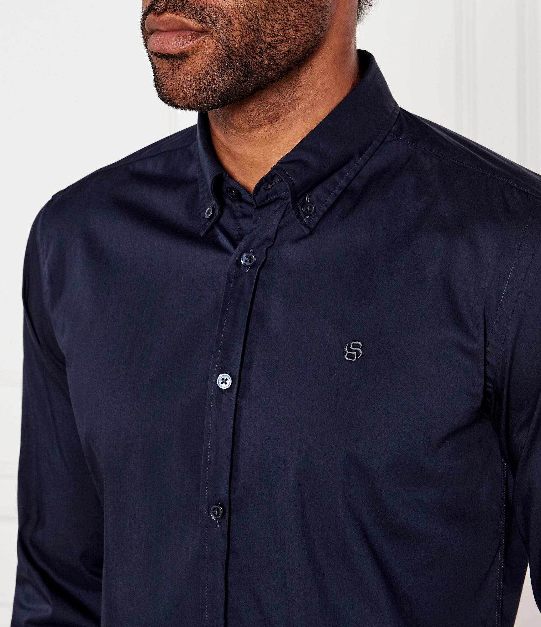 BOSS Black Cămașă H-ROAN-BD-E-C1-253 | Slim Fit | stretch