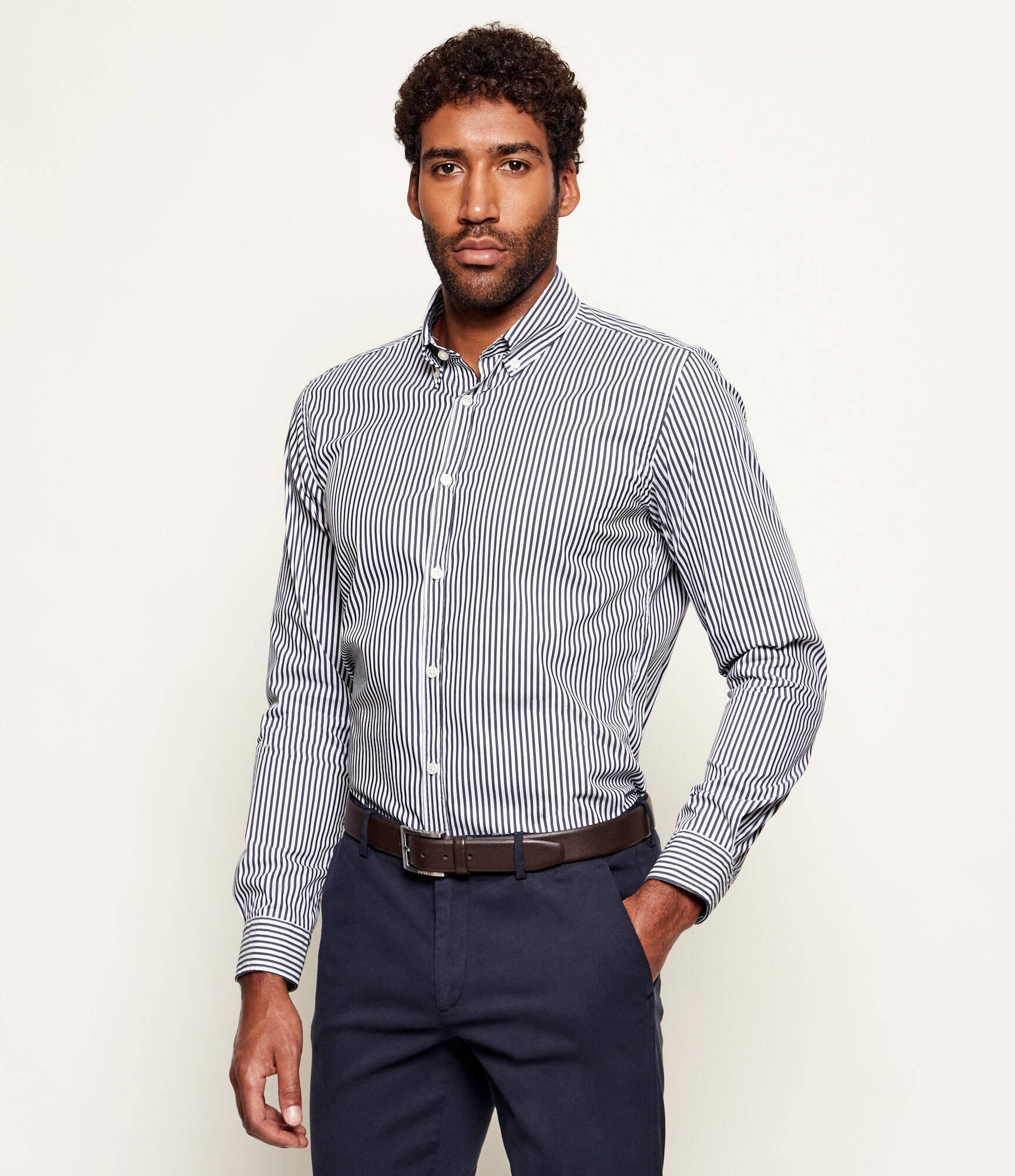 BOSS Black Cămașă H-ROAN-BD-E-C1-261 | Slim Fit | stretch