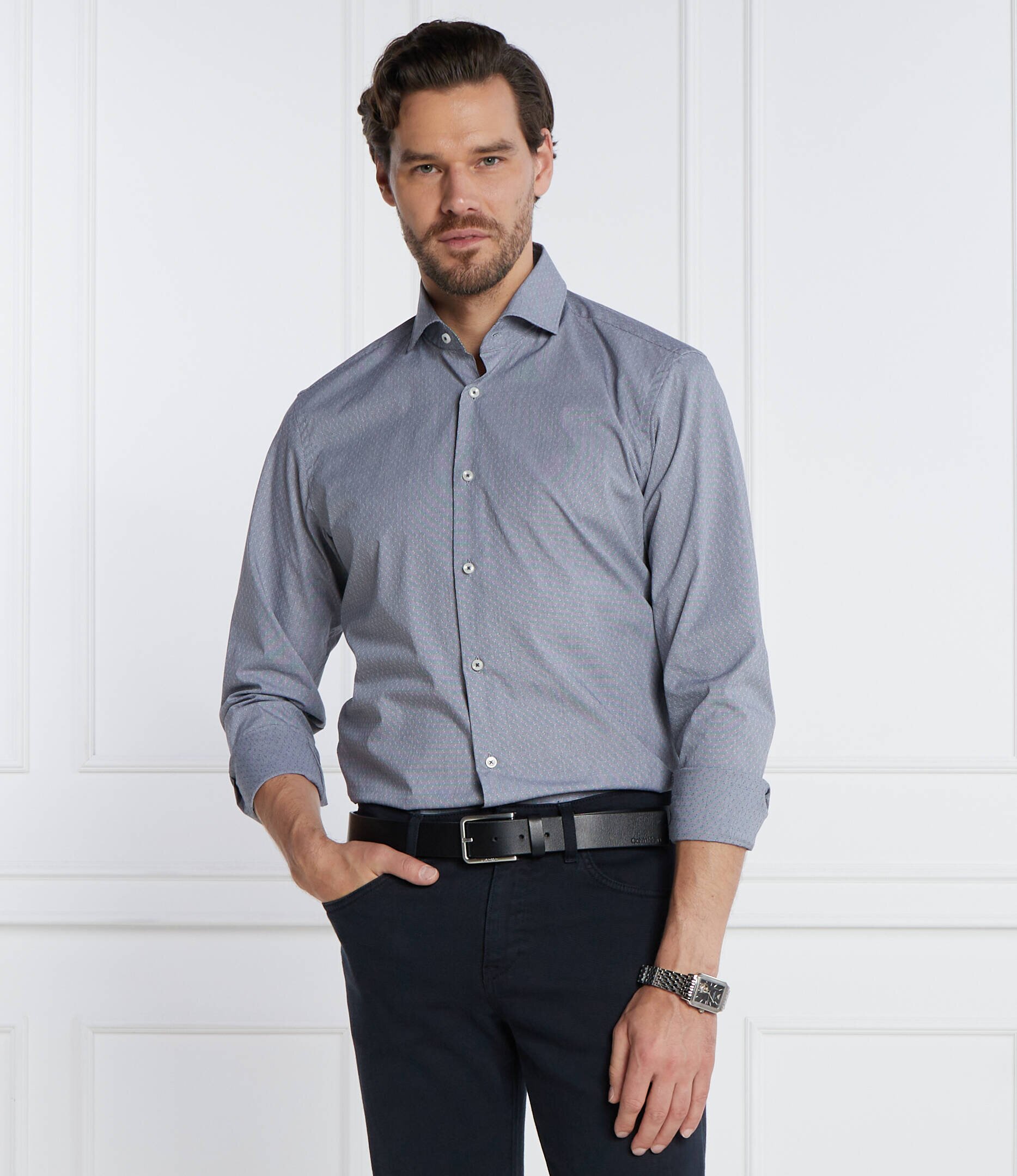 BOSS Black Cămașă JOE spread | Regular Fit | stretch
