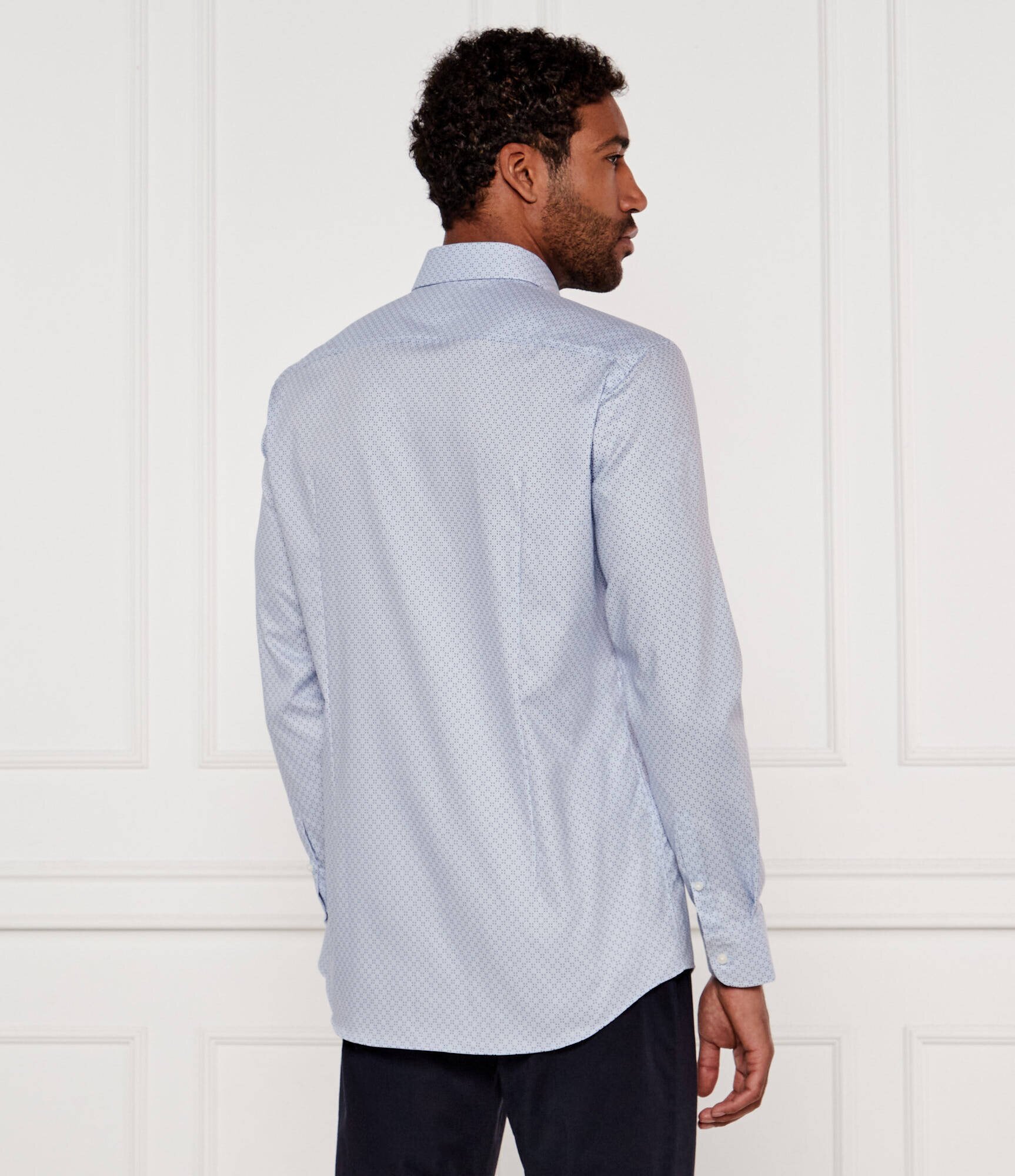 BOSS Black Cămașă Koszula H-HANK-kent-C1-214 | Slim Fit | stretch