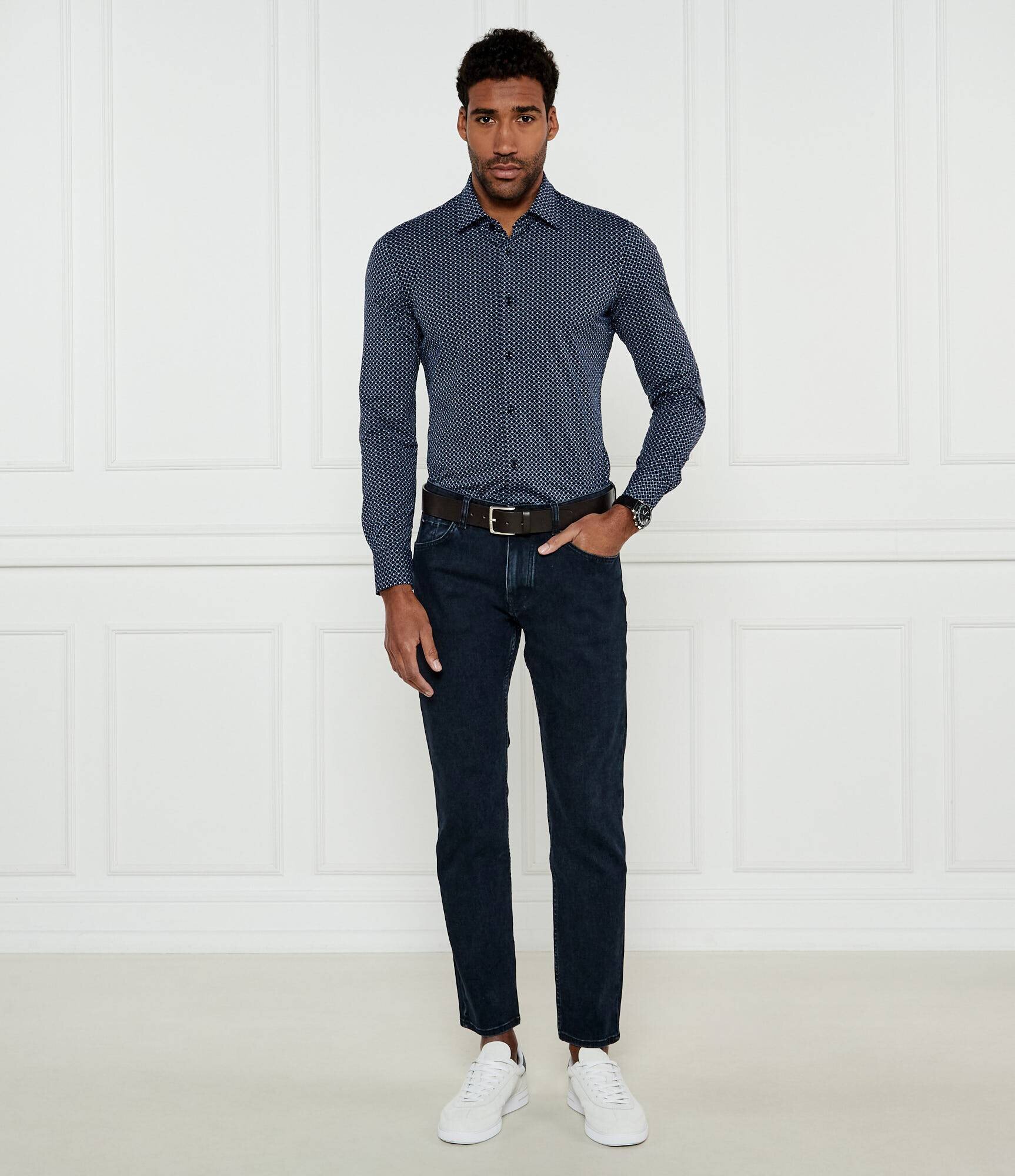 BOSS Black Cămașă P-HANK-kent-C1-222 | Slim Fit