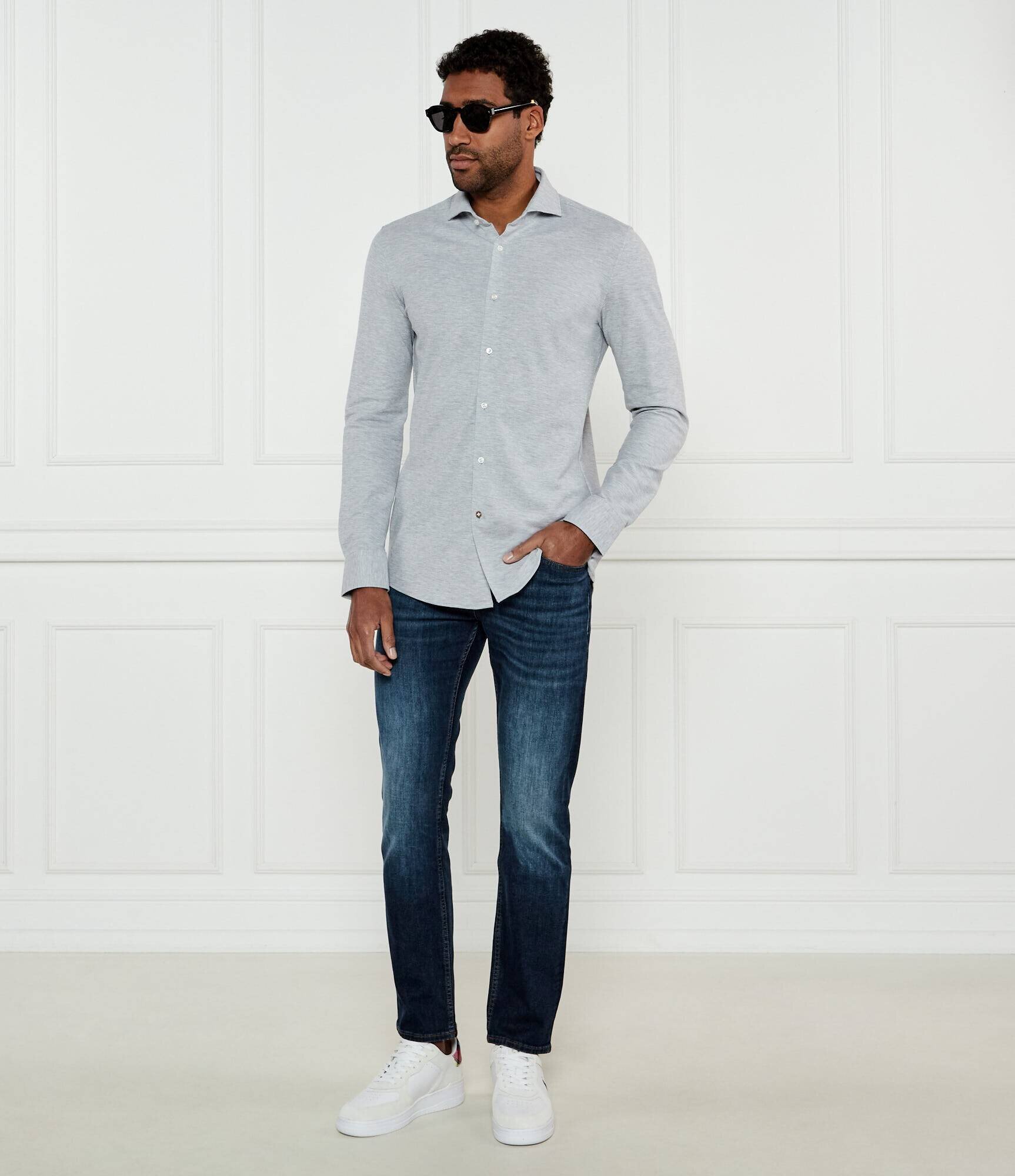 BOSS Black Cămașă P-Hank-spread-243 | Slim Fit | stretch