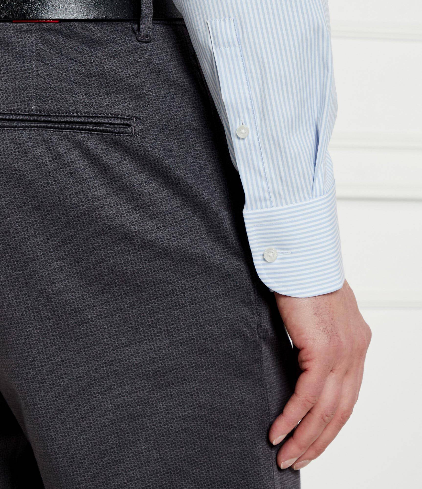 BOSS Black Cămașă P-HANK-spread-C1-222 | Slim Fit | stretch