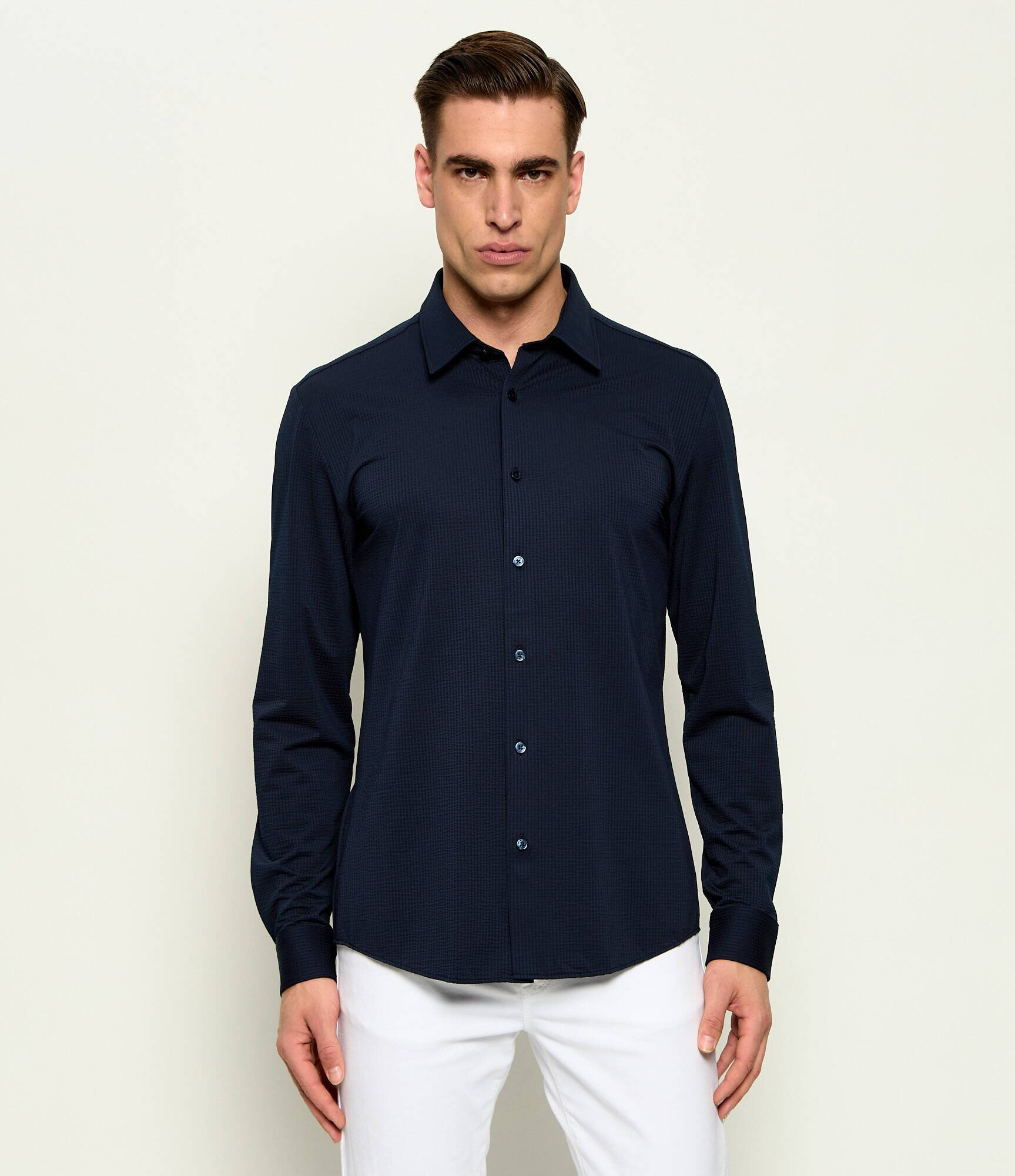 BOSS Black Cămașă P-ROAN-K-F-261 | Slim Fit | stretch