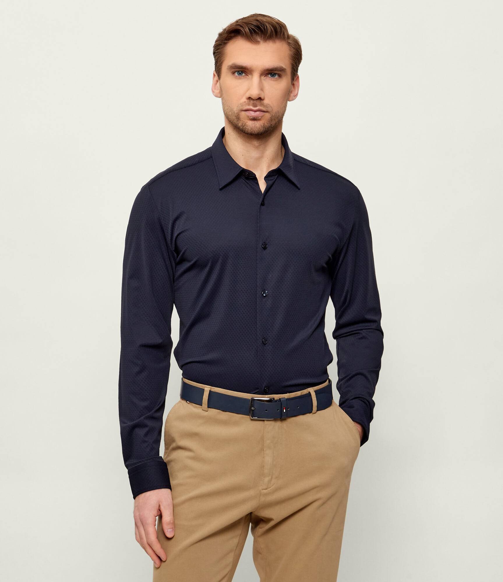 BOSS Black Cămașă P-ROAN-K-F-261 | Slim Fit | stretch