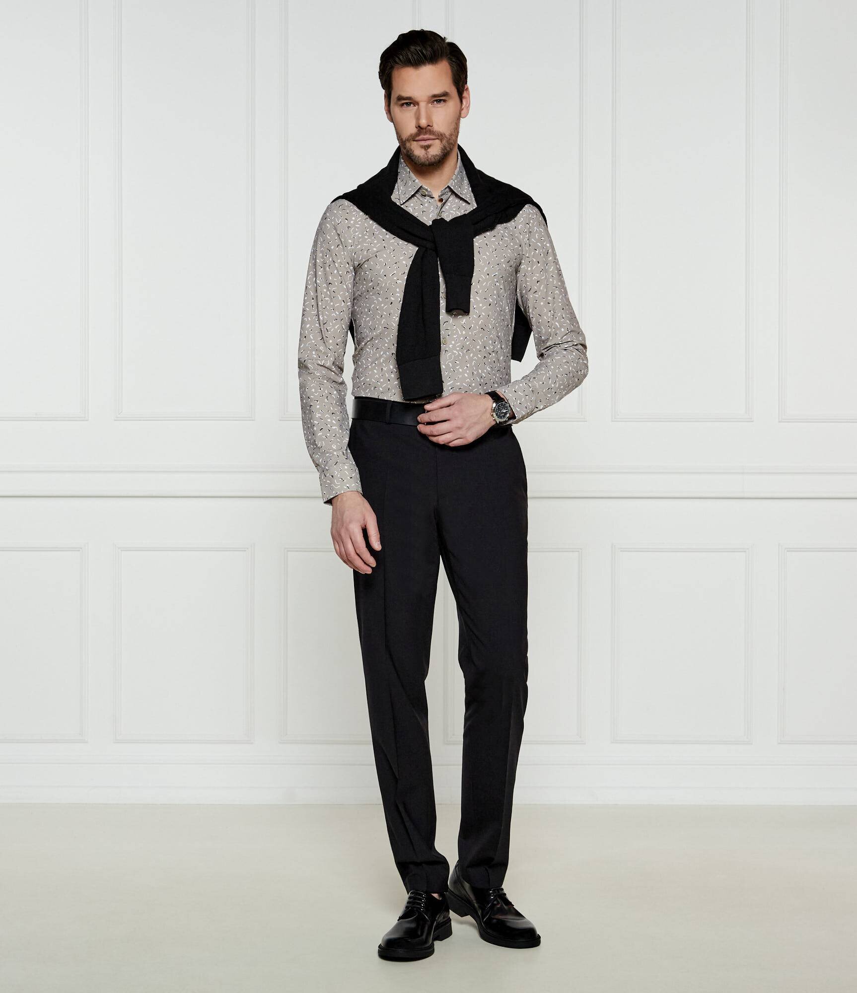 BOSS Black Cămașă P-ROAN-kent-C1-233 | Slim Fit | stretch