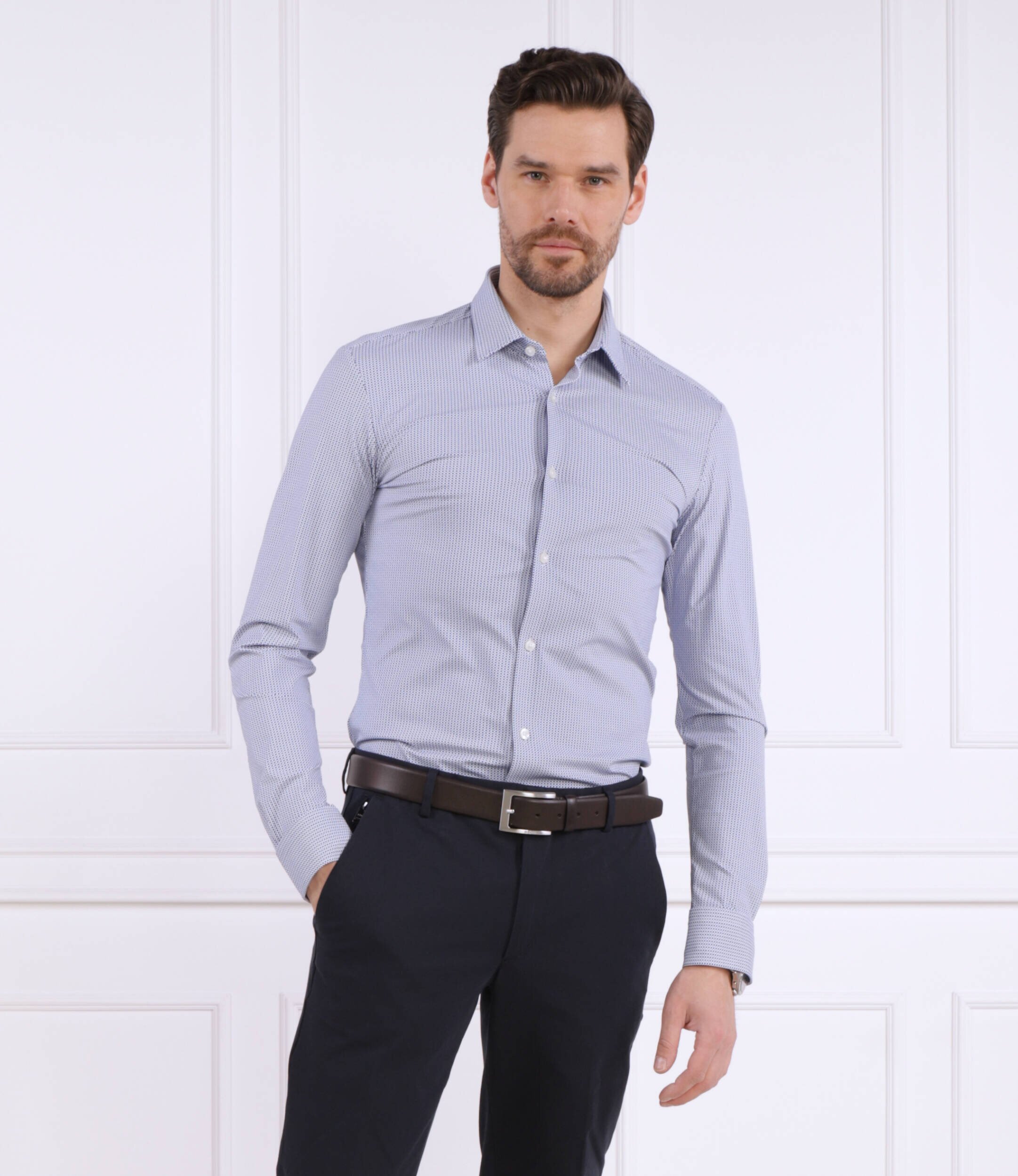 BOSS Black Cămașă Roan_F | Slim Fit | stretch