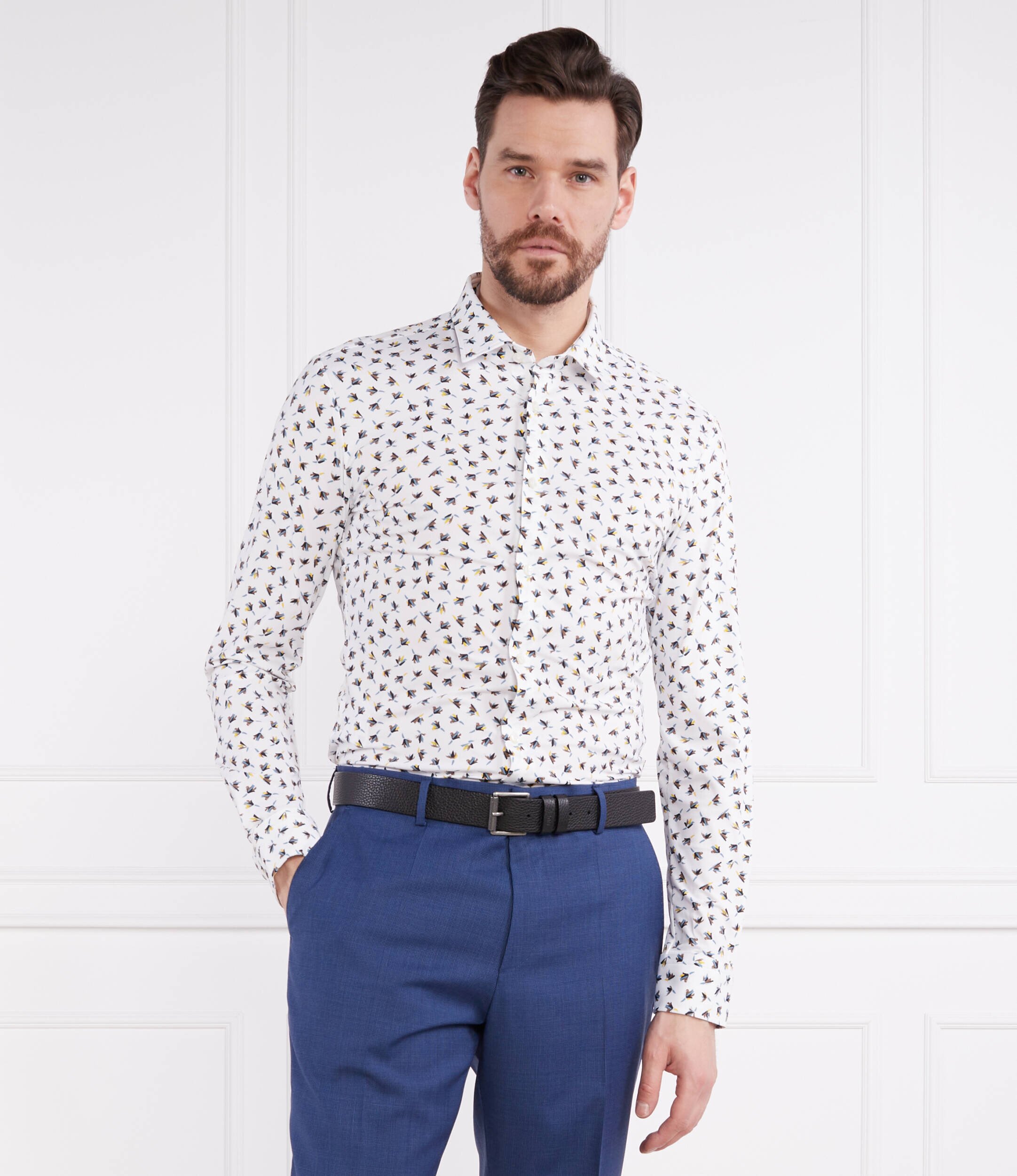 BOSS Black Cămașă Roan_F | Slim Fit | stretch
