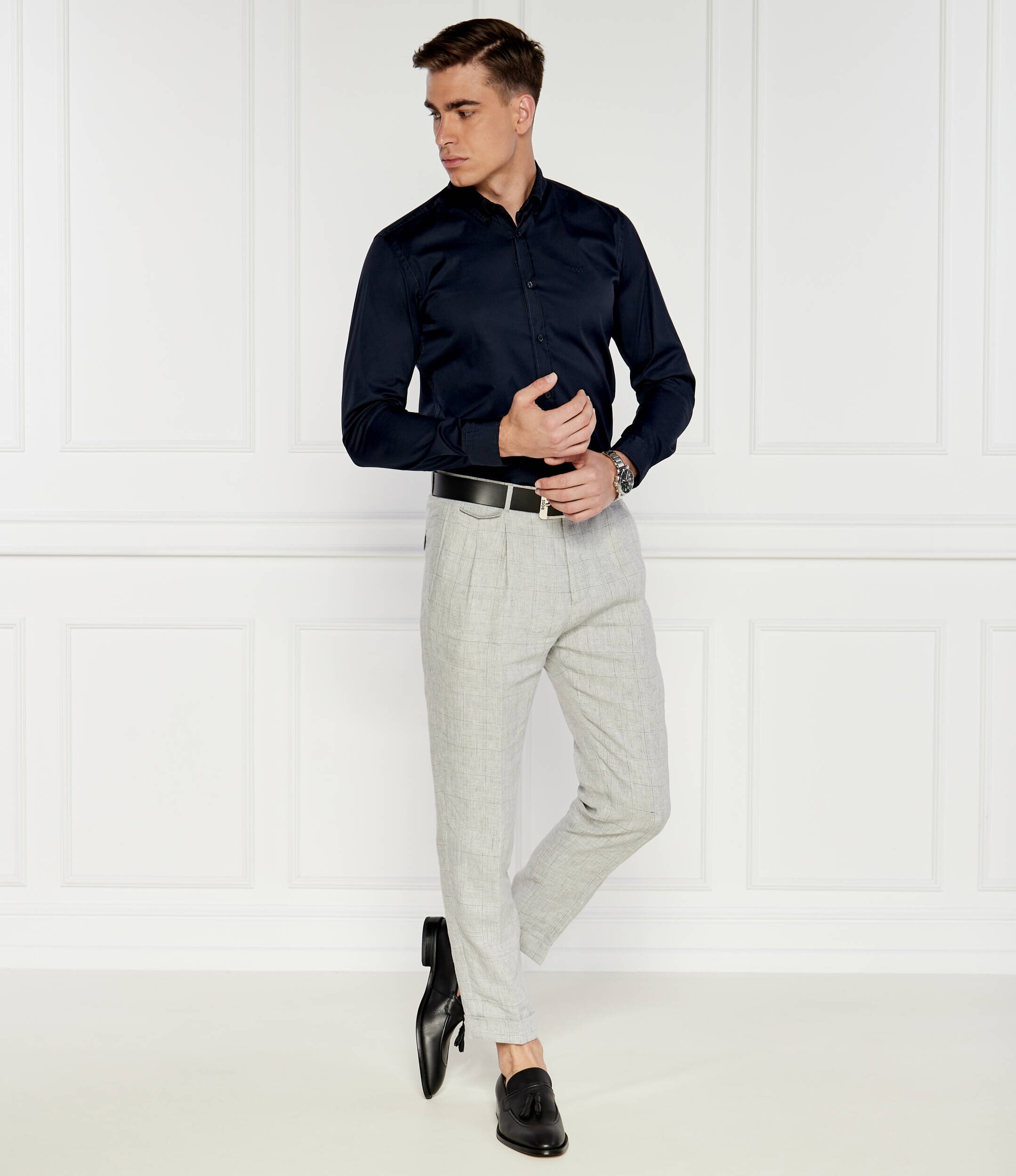 BOSS Black Cămașă | Slim Fit | stretch