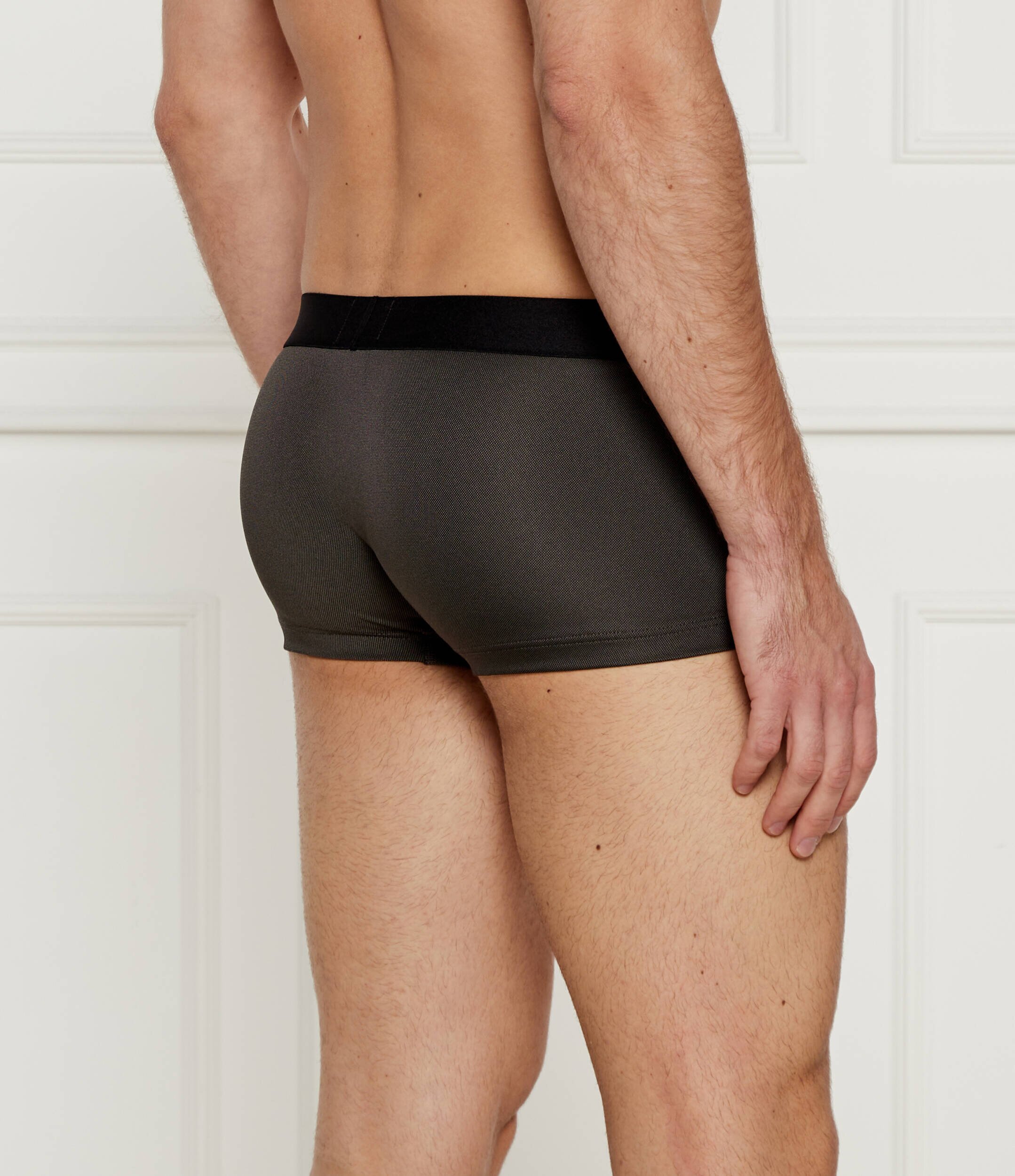 BOSS Black Chiloți boxer Trunk Shiny Piquet