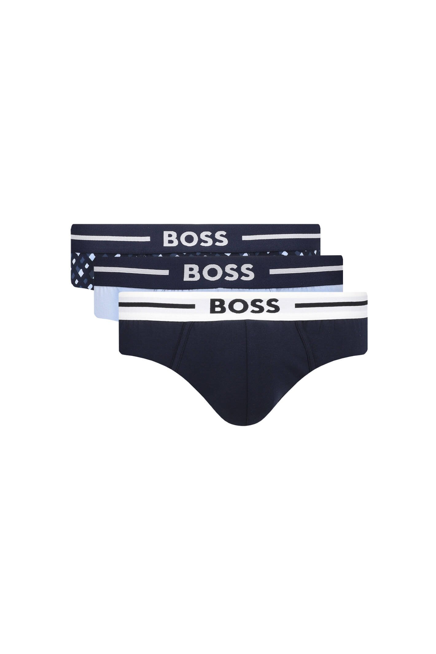 BOSS Black Chiloți slipi 3-pack HipBr 3P Bold Design