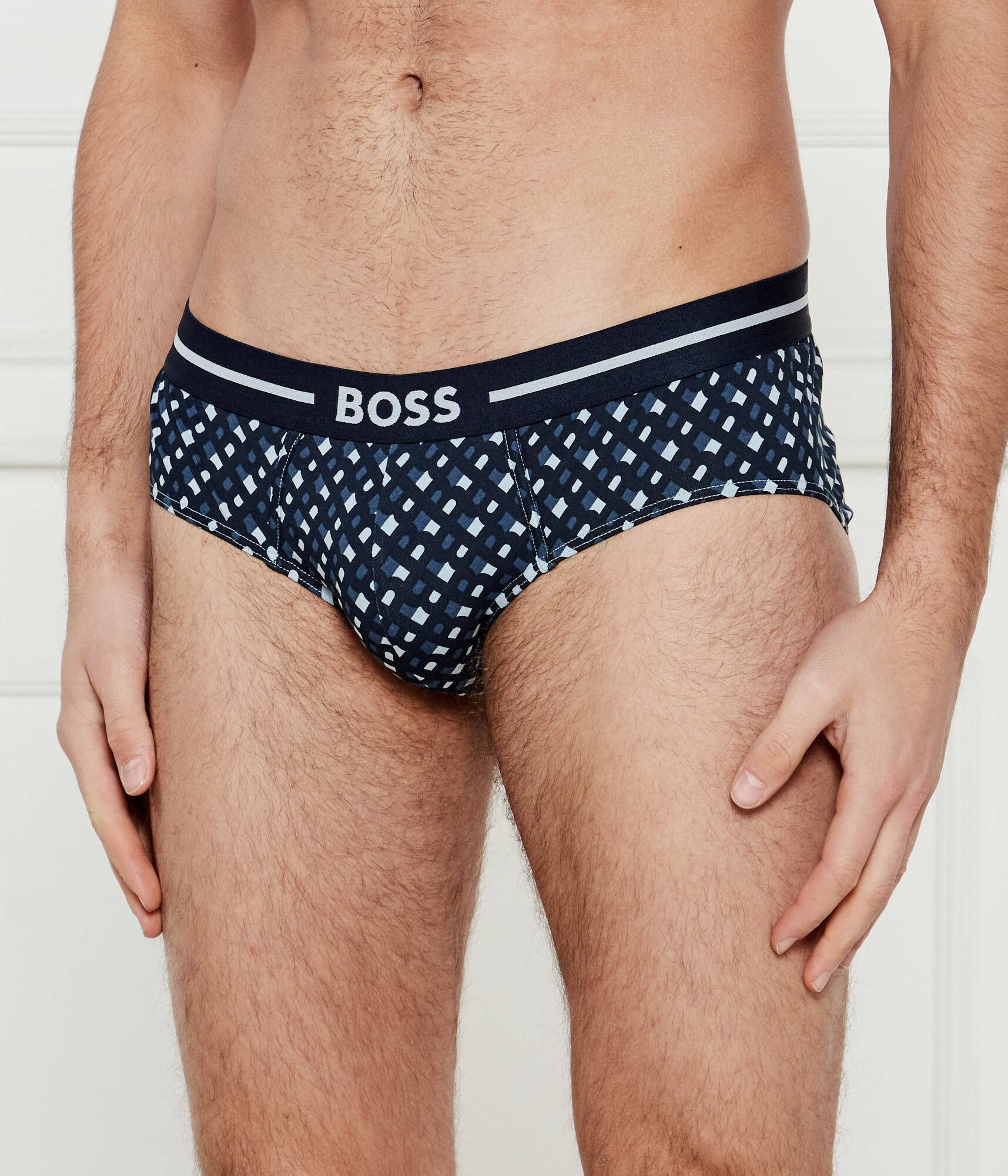 BOSS Black Chiloți slipi 3-pack HipBr 3P Bold Design
