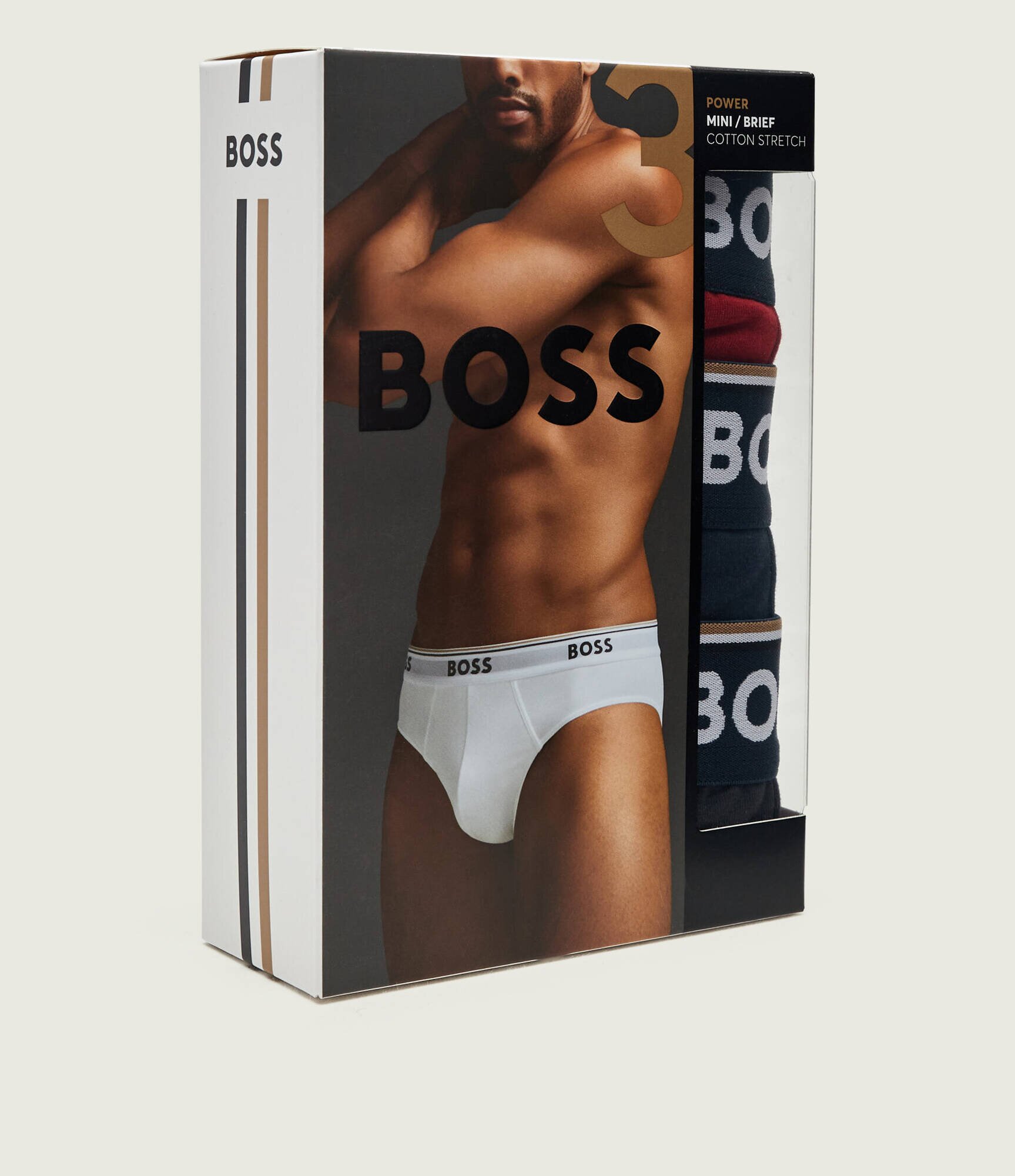 BOSS Black Chiloți slipi 3-pack Power