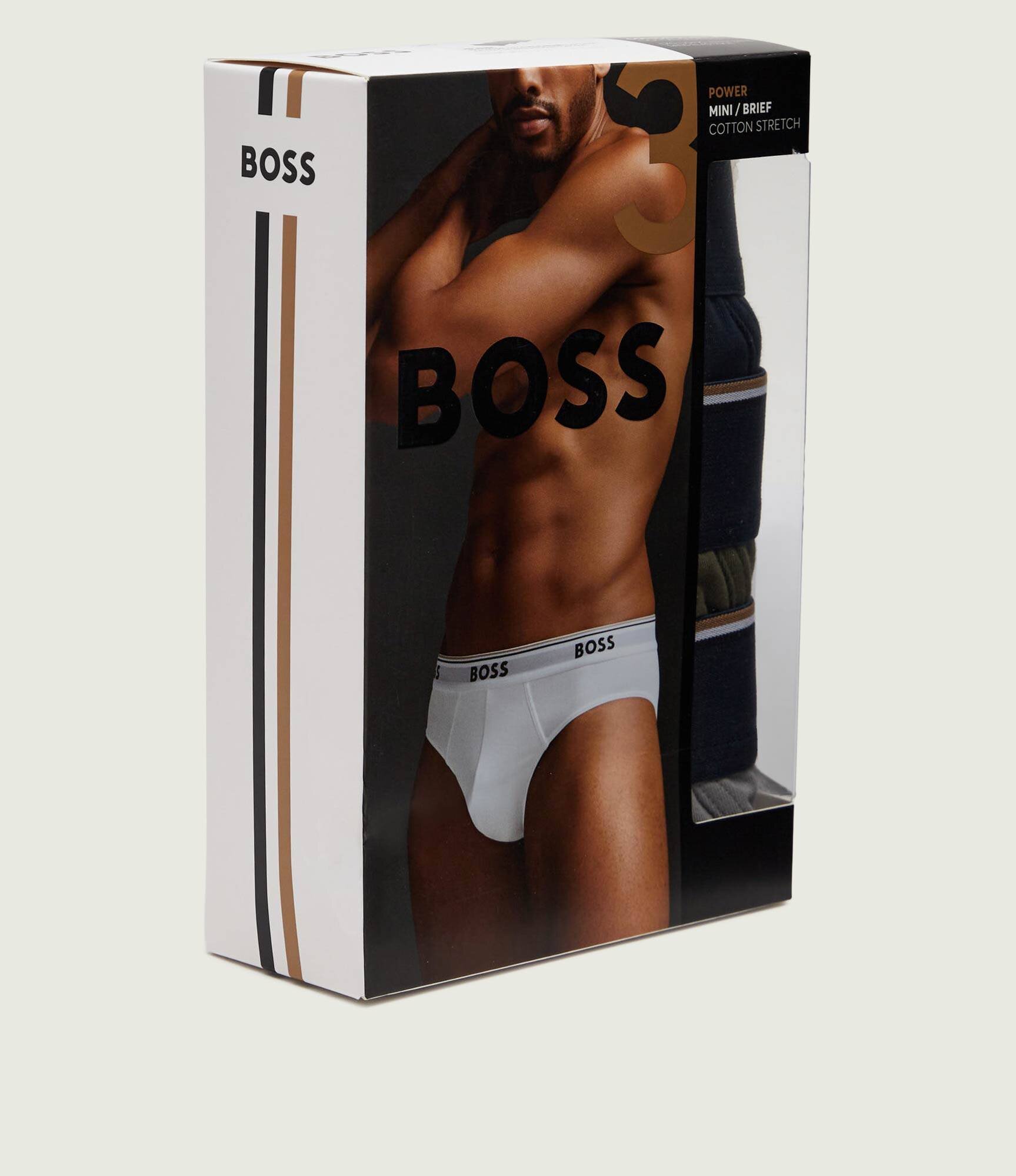 BOSS Black Chiloți slipi 3-pack Power