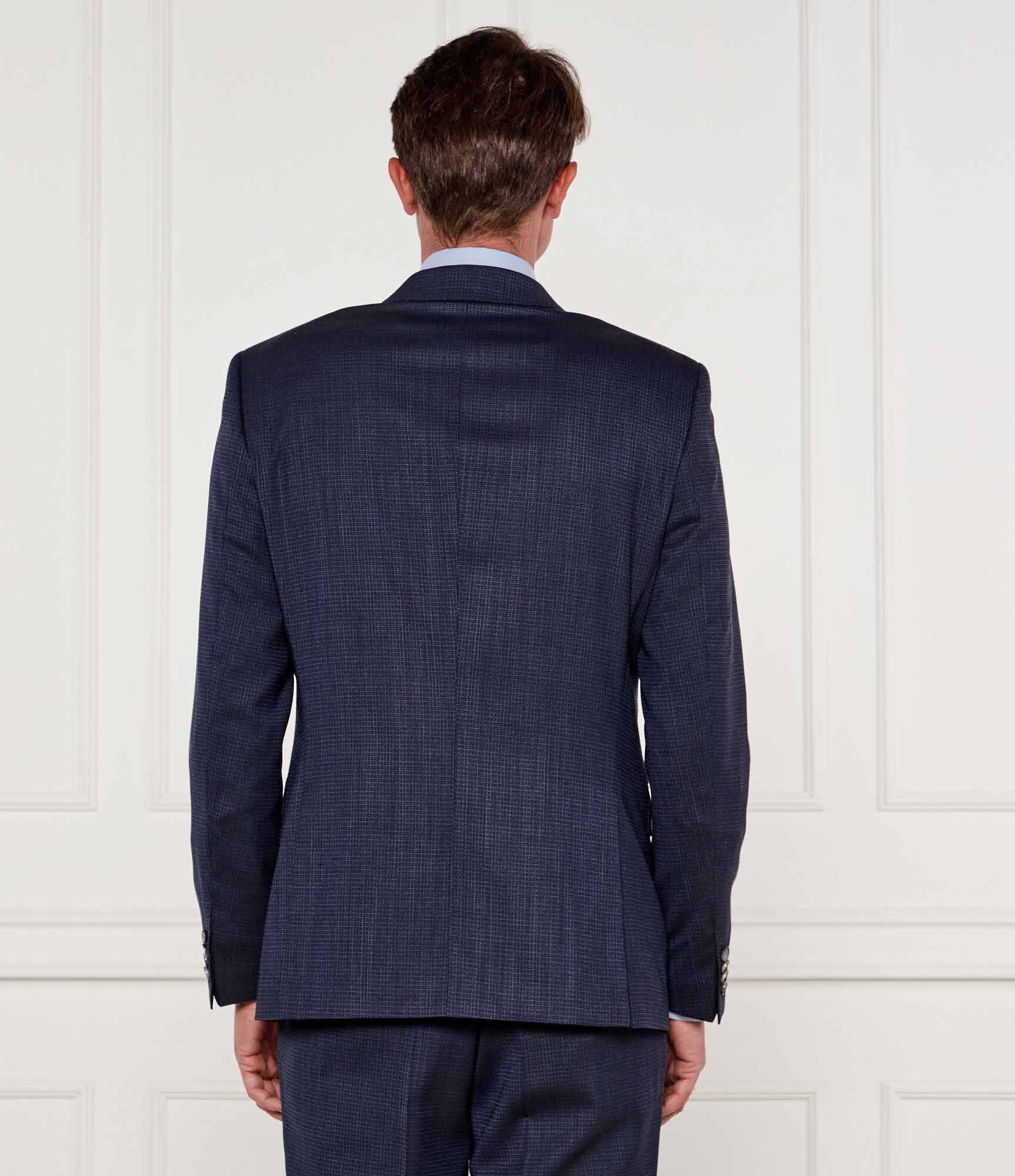 BOSS Black Costum H-Huge-2Pcs-224 | Slim Fit cu adaos de lână