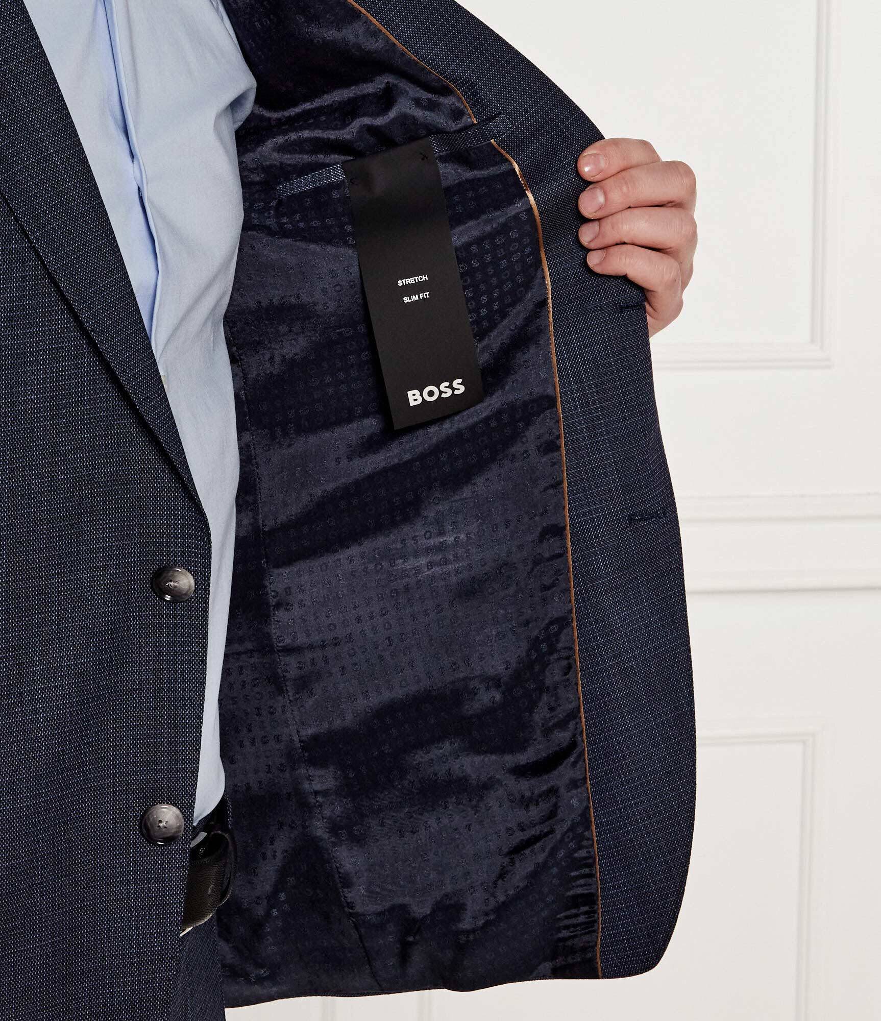 BOSS Black Costum H-Huge-2Pcs-224 | Slim Fit cu adaos de lână
