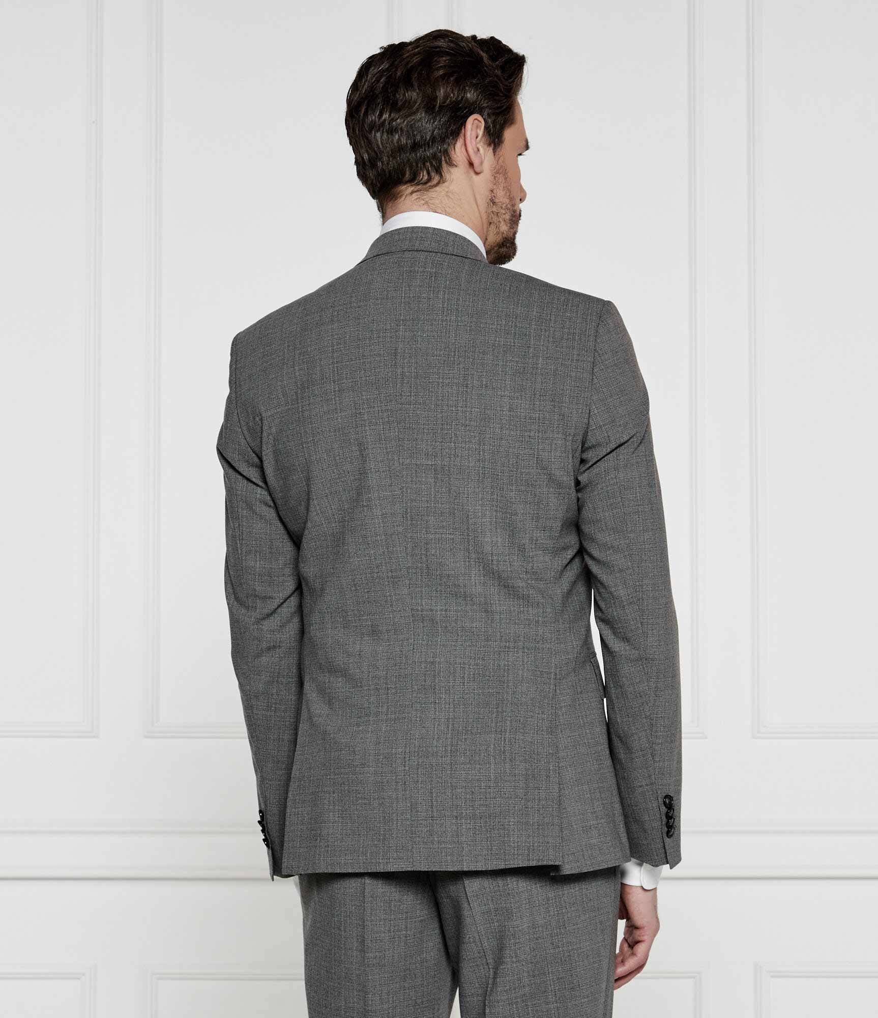 BOSS Black Costum H-Huge-2Pcs-224 | Slim Fit cu adaos de lână