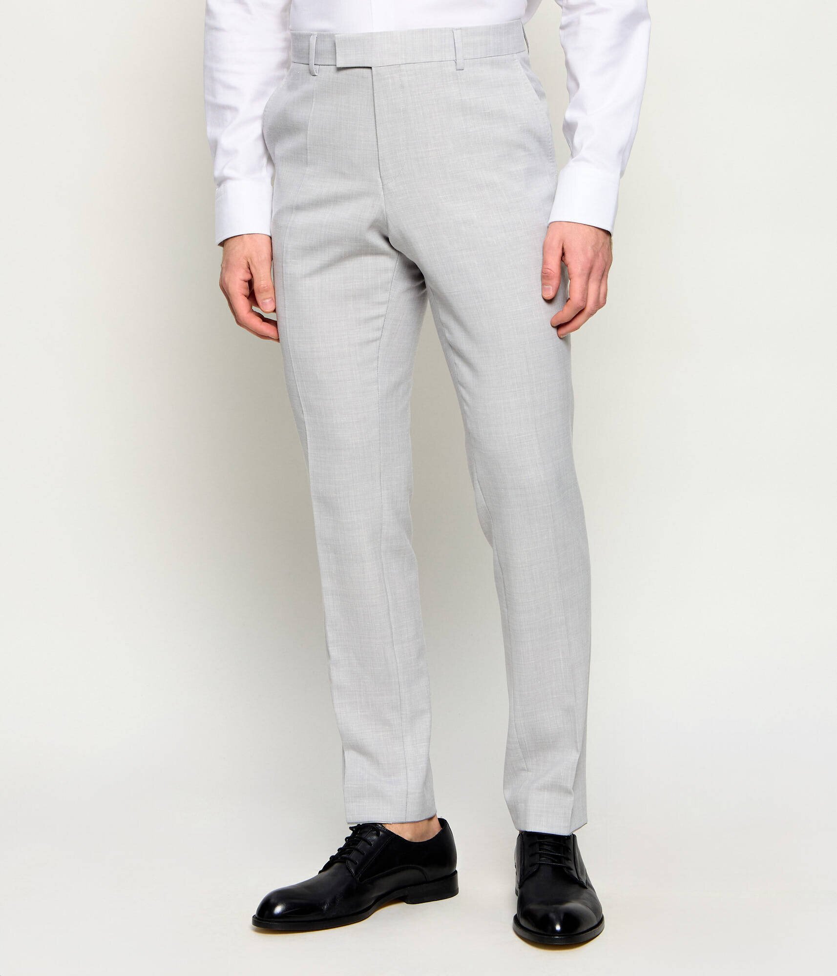 BOSS Black Costum H-Huge-2Pcs-253 | Slim Fit cu adaos de lână