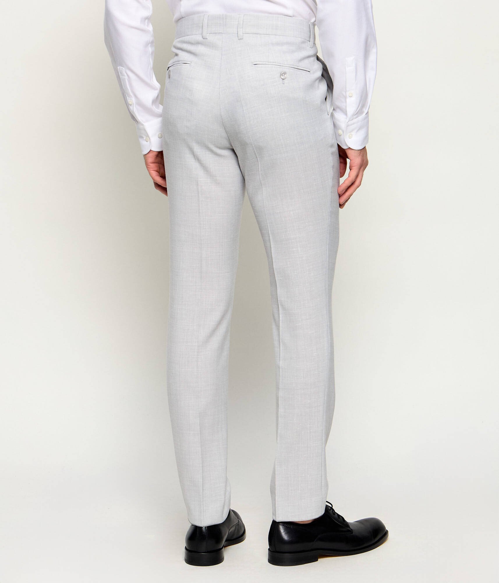 BOSS Black Costum H-Huge-2Pcs-253 | Slim Fit cu adaos de lână