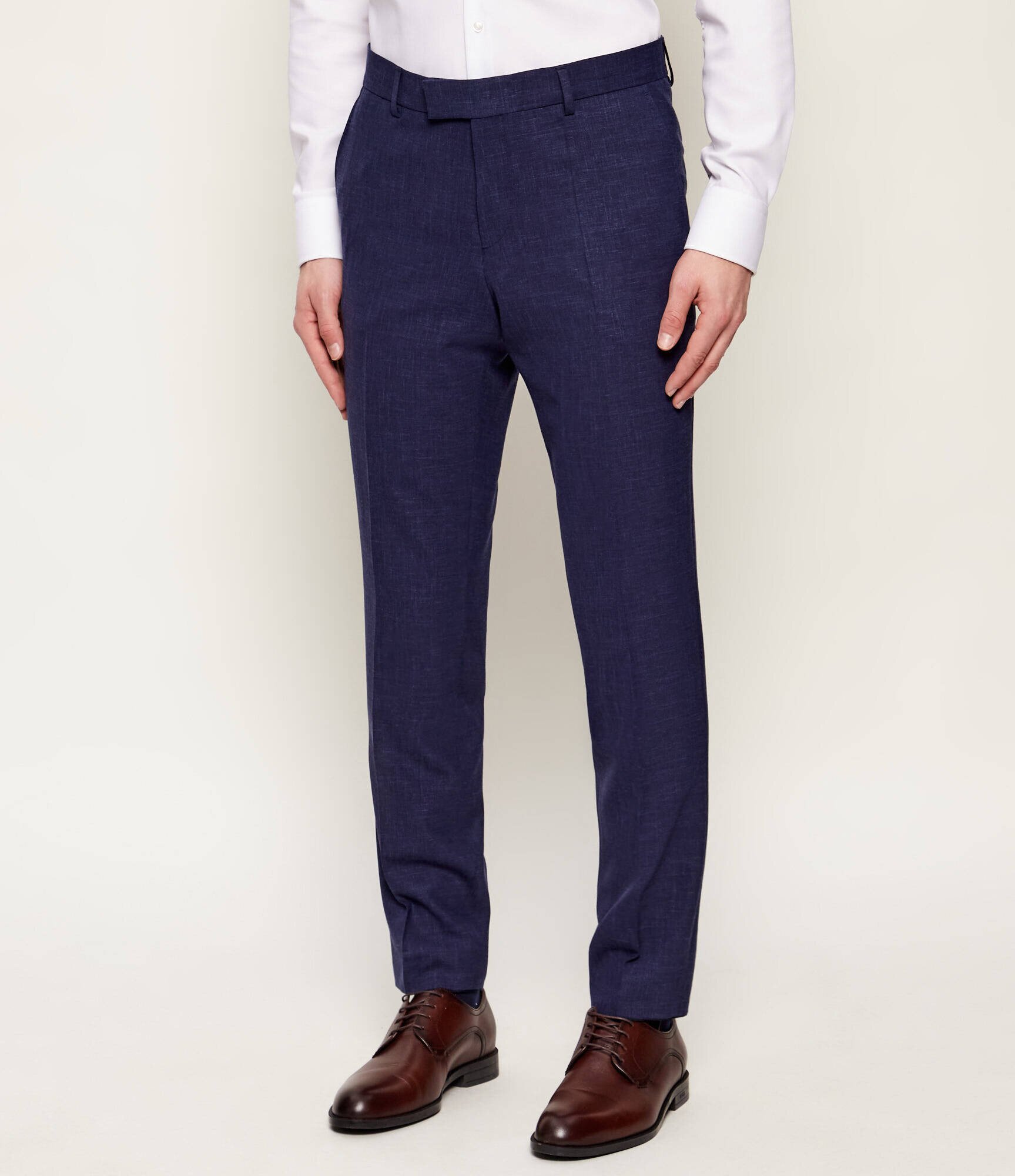BOSS Black Costum H-Huge-2Pcs-253 | Slim Fit cu adaos de lână