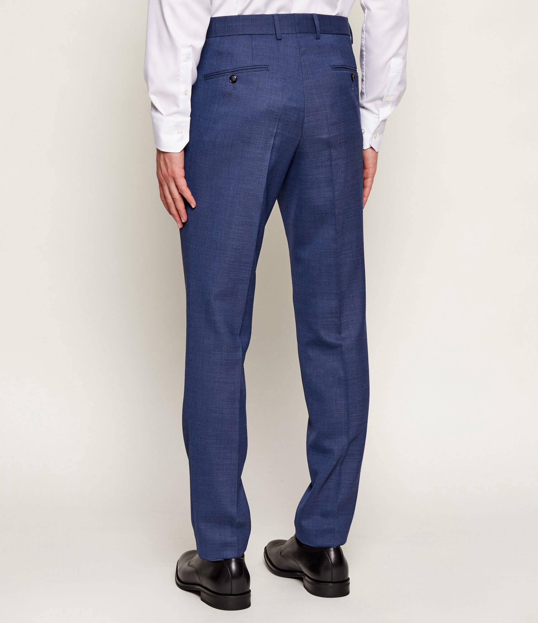 BOSS Black Costum H-Huge-2Pcs-253 | Slim Fit cu adaos de lână