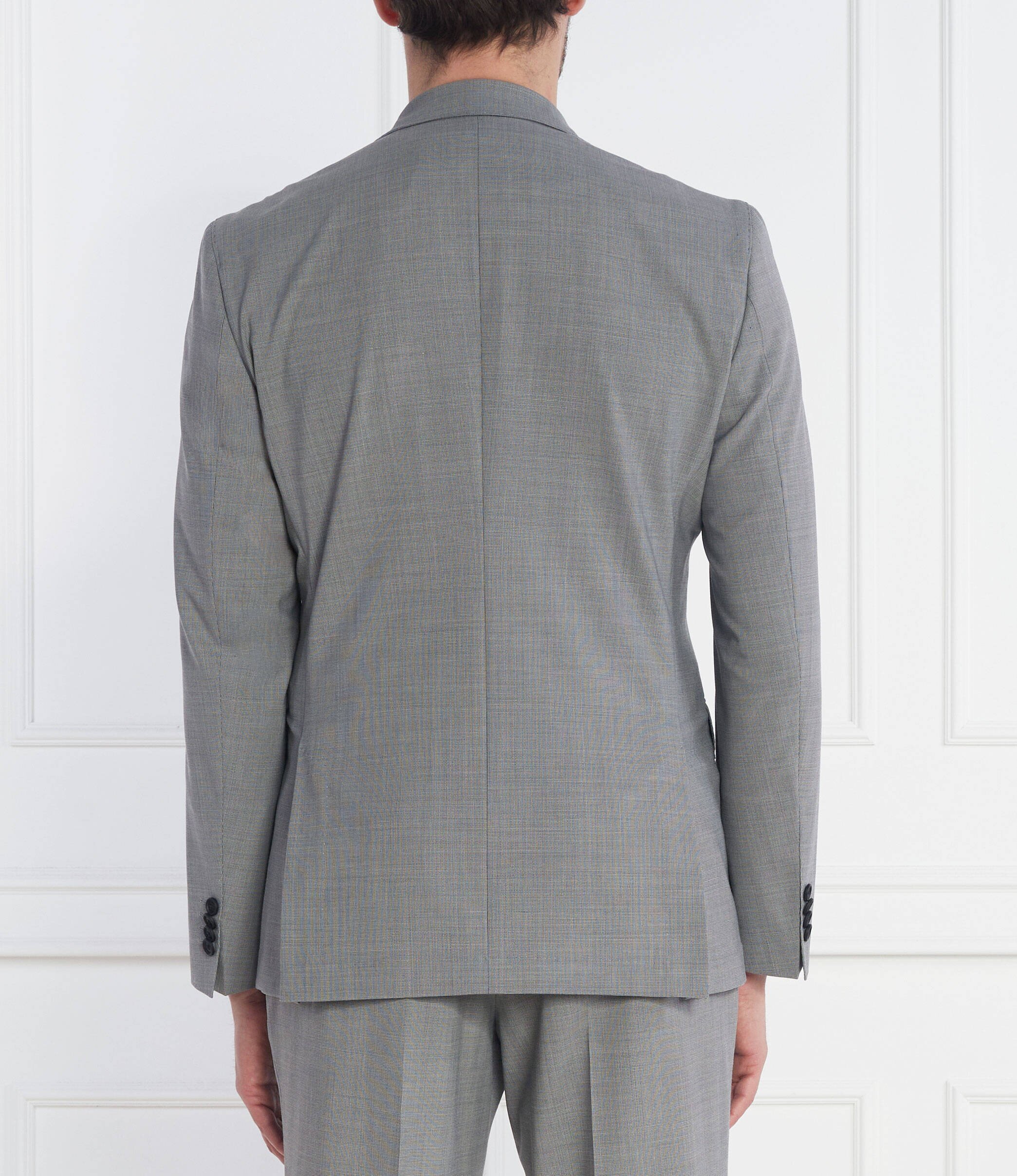 BOSS Black Costum P-Huge-2Pcs-242 | Slim Fit cu adaos de lână