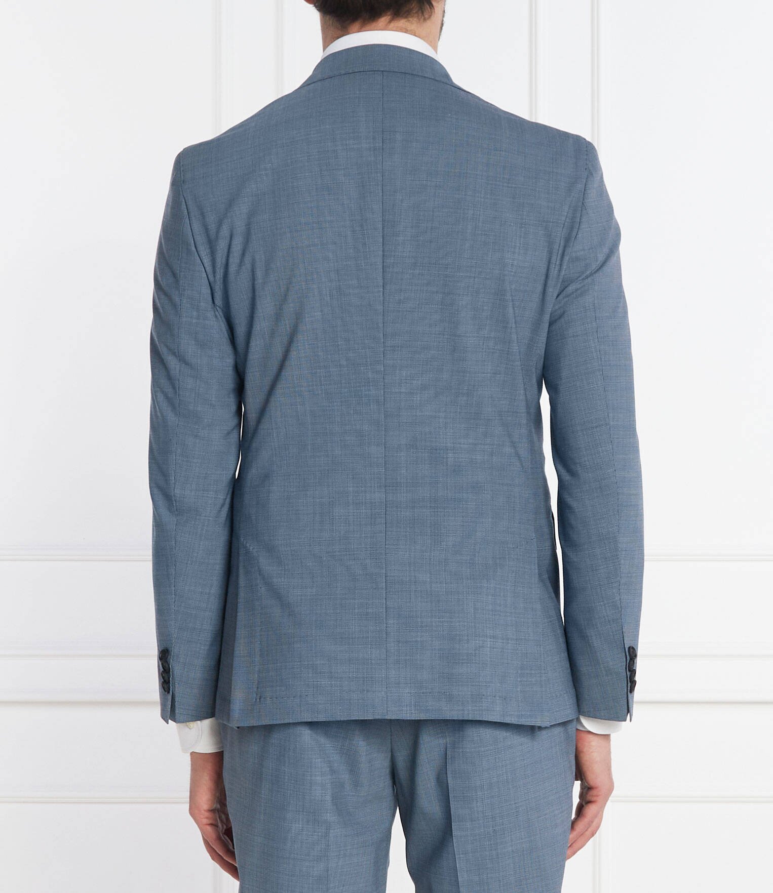 BOSS Black Costum P-Huge-2Pcs-242 | Slim Fit cu adaos de lână