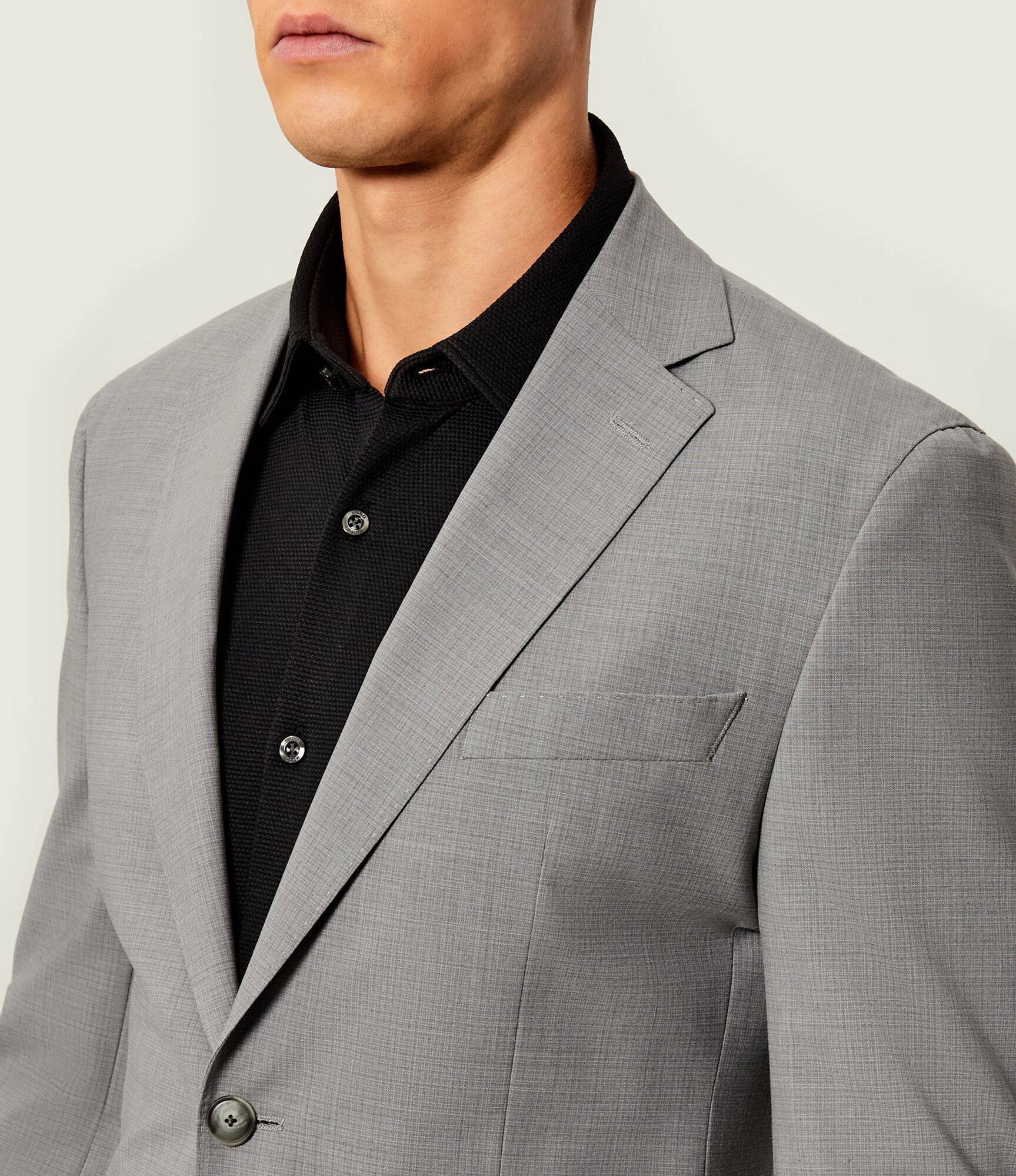 BOSS Black Costum P-Huge-2Pcs-WG-253 | Slim Fit cu adaos de lână