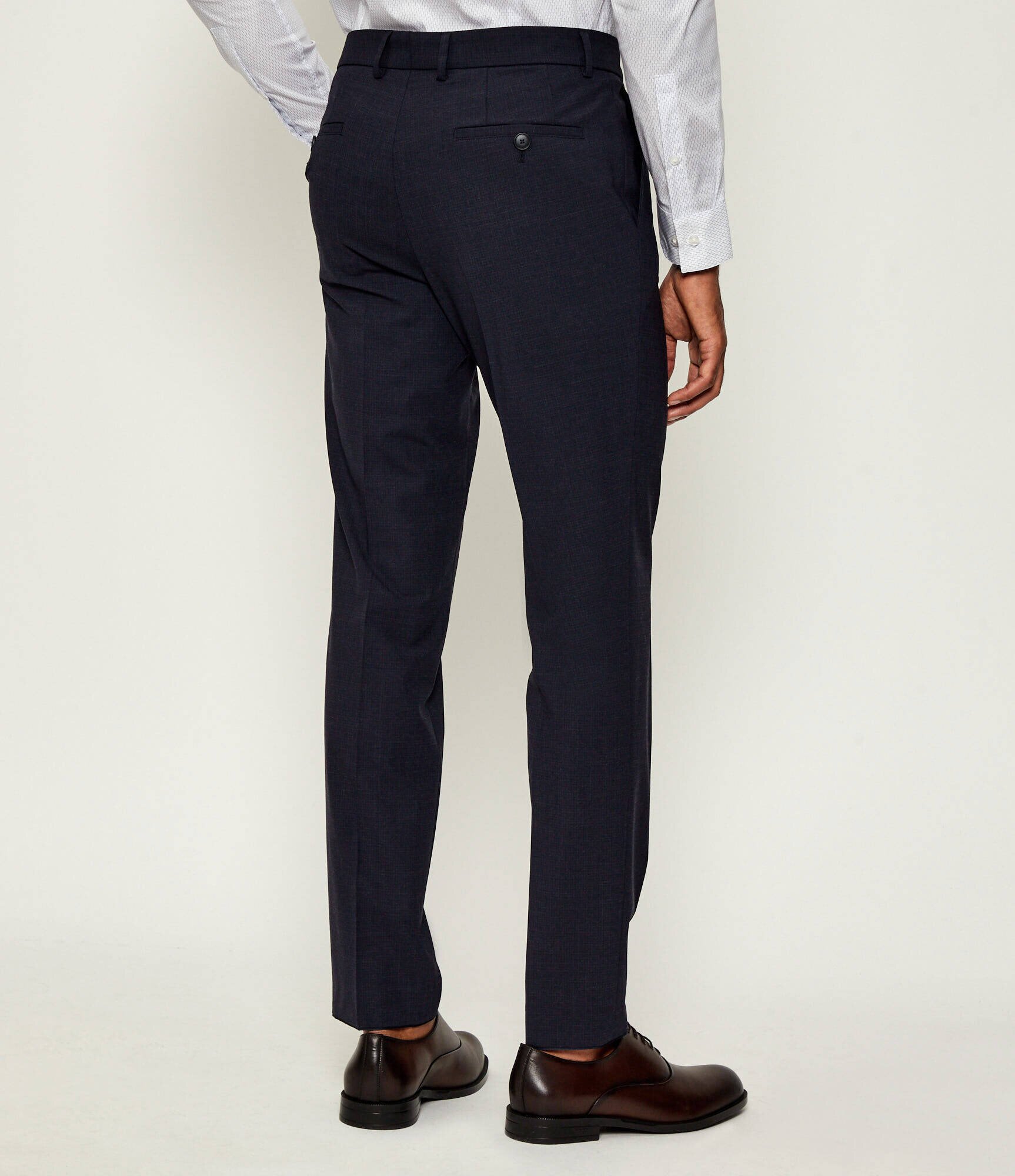 BOSS Black Costum P-Huge-2Pcs-WG-253 | Slim Fit cu adaos de lână