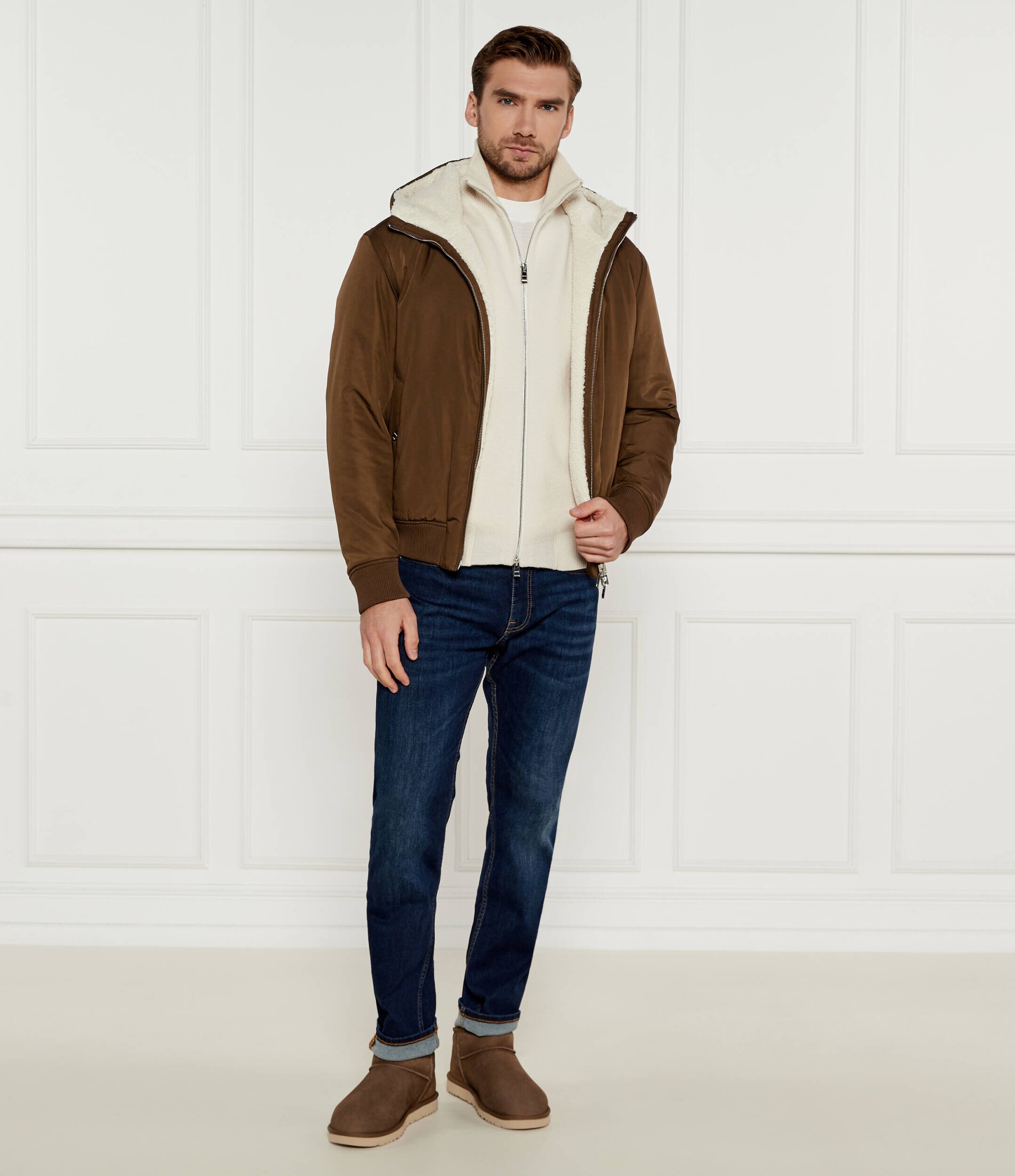 BOSS Black Cu două fețe geacă bomber Civito | Regular Fit