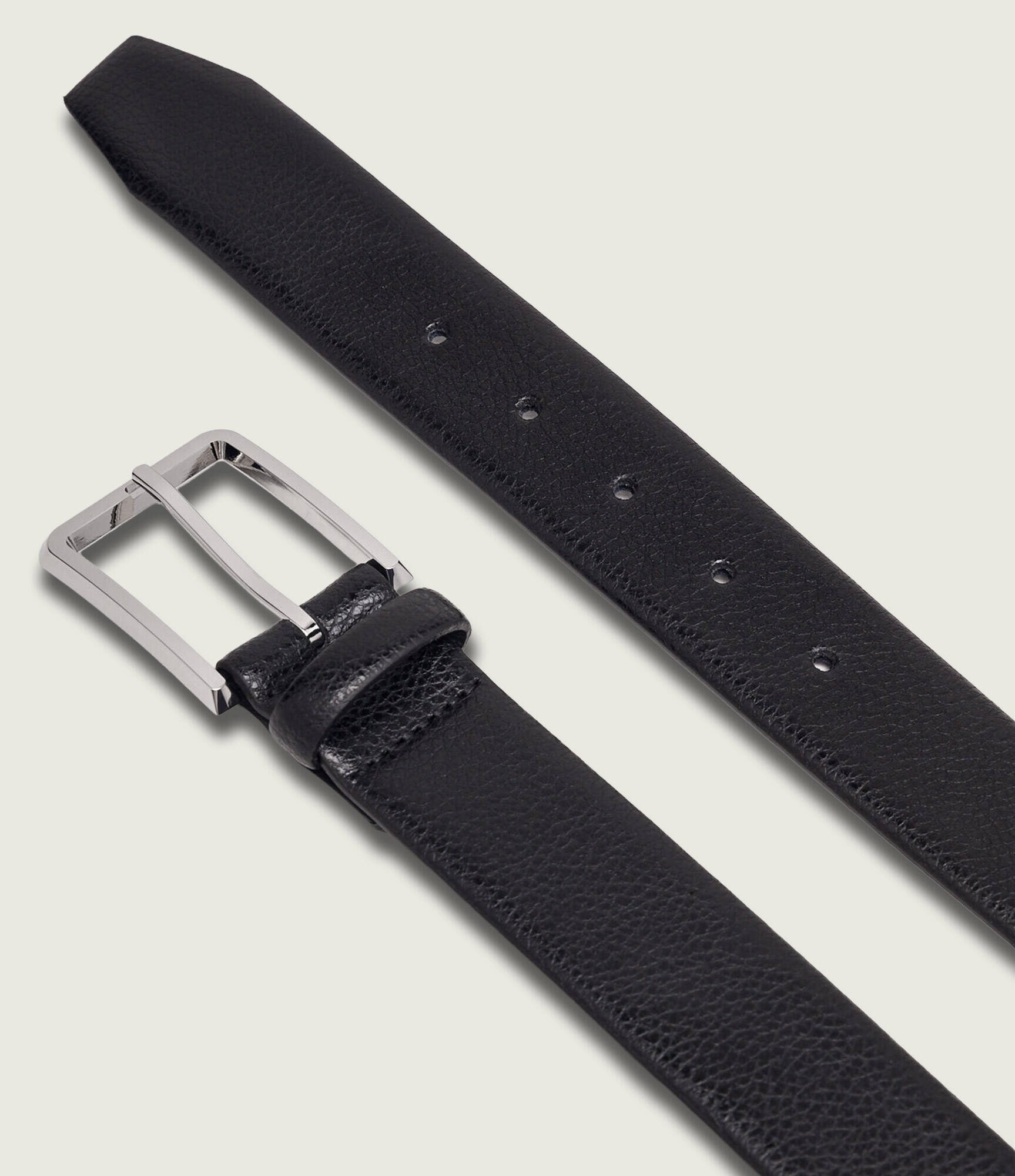 BOSS Black Curea de piele Caleb-Gr_Sz35