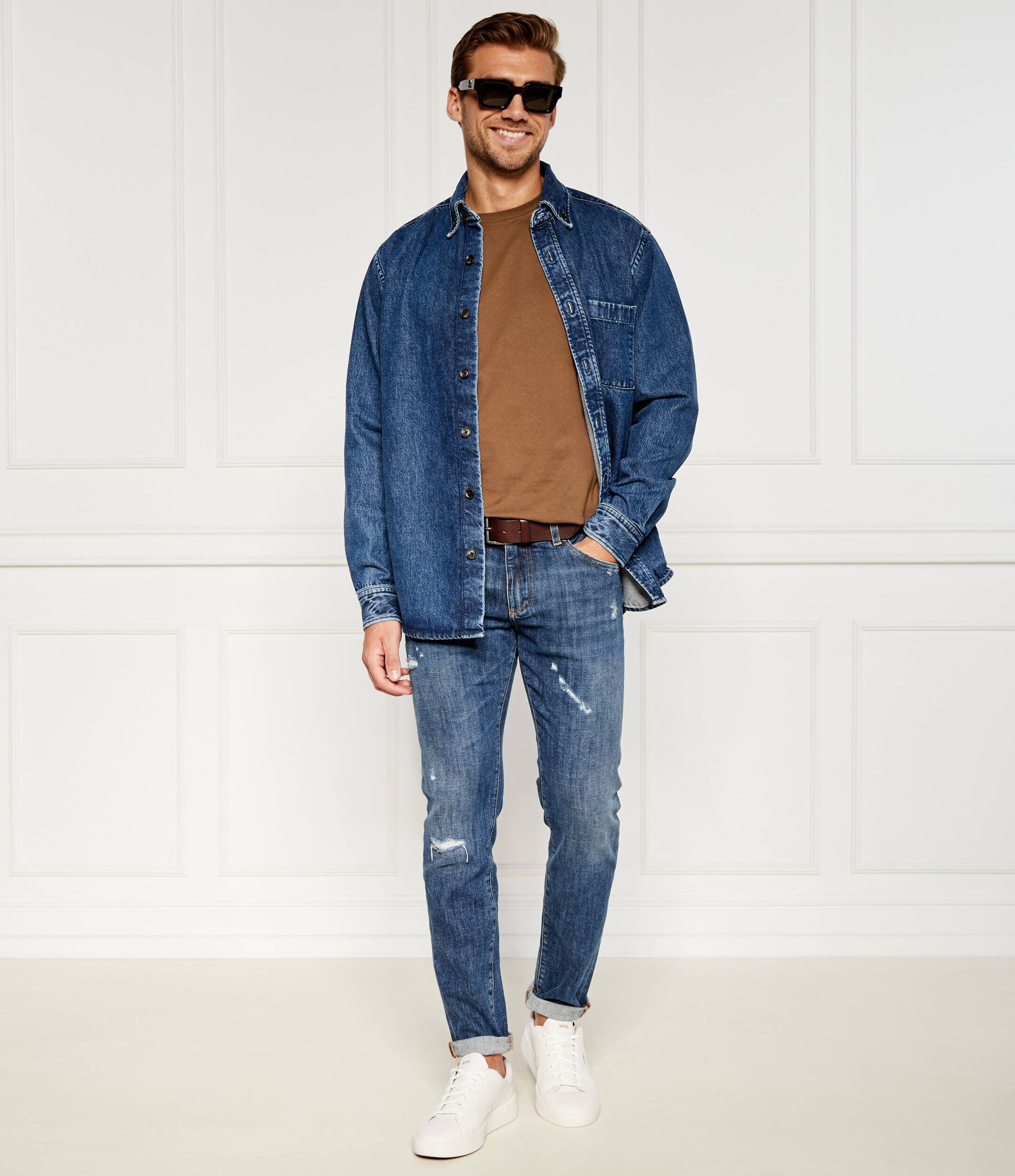BOSS Black De blugi cămașă c-olaf | Relaxed fit