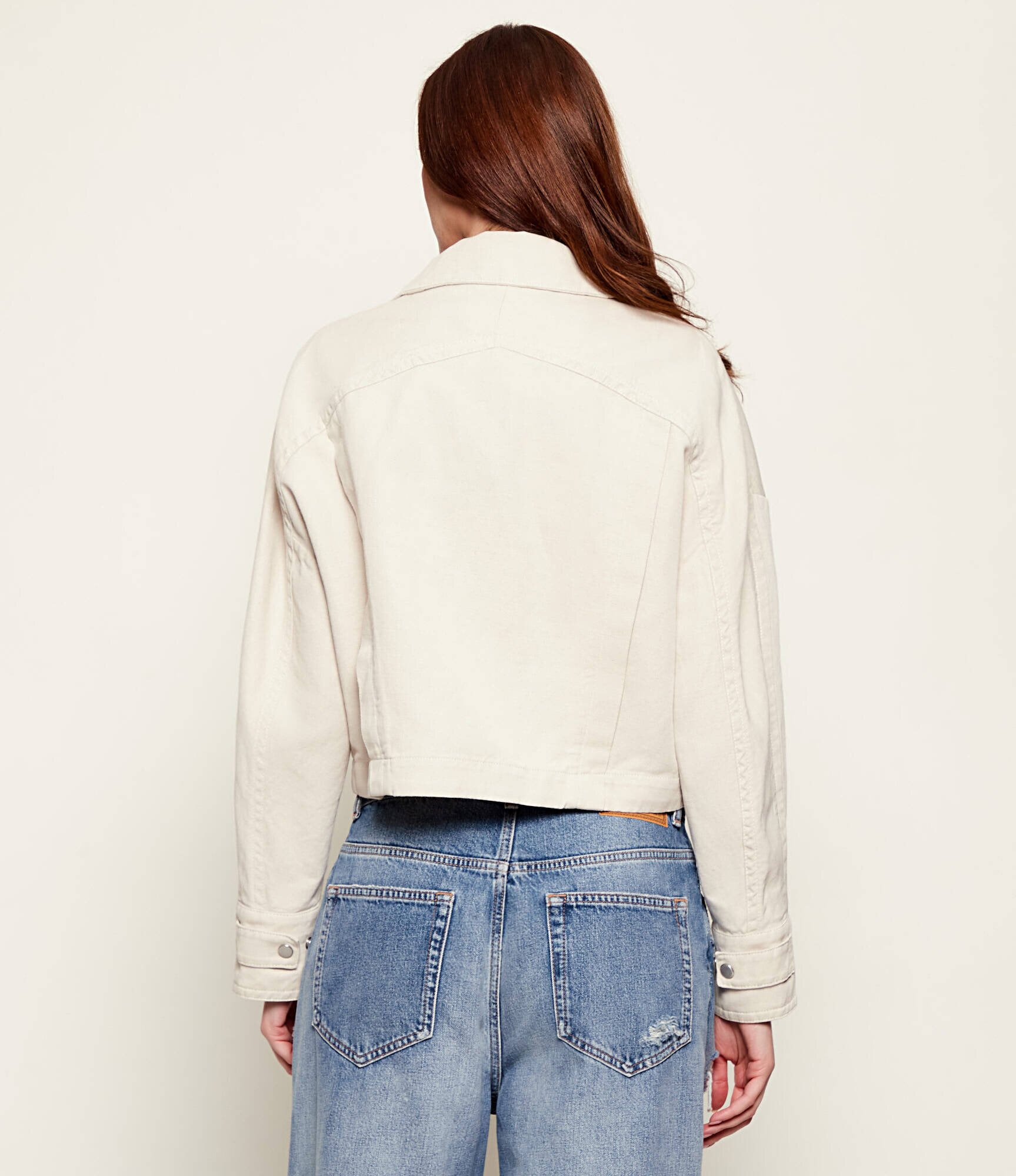 BOSS Black De blugi geacă Jamoura-W | Relaxed fit | cu adaos de in