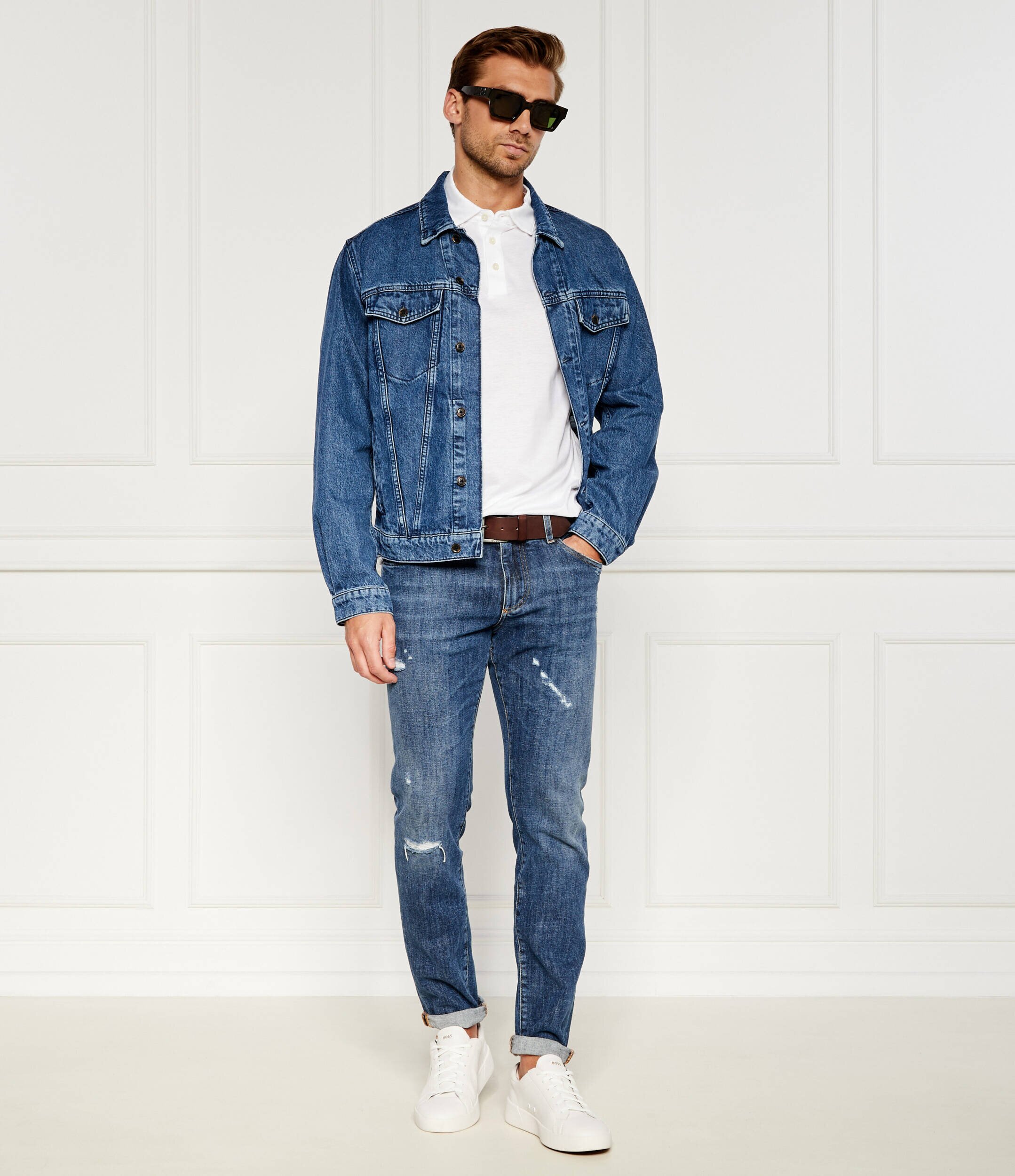 BOSS Black De blugi geacă | Regular Fit