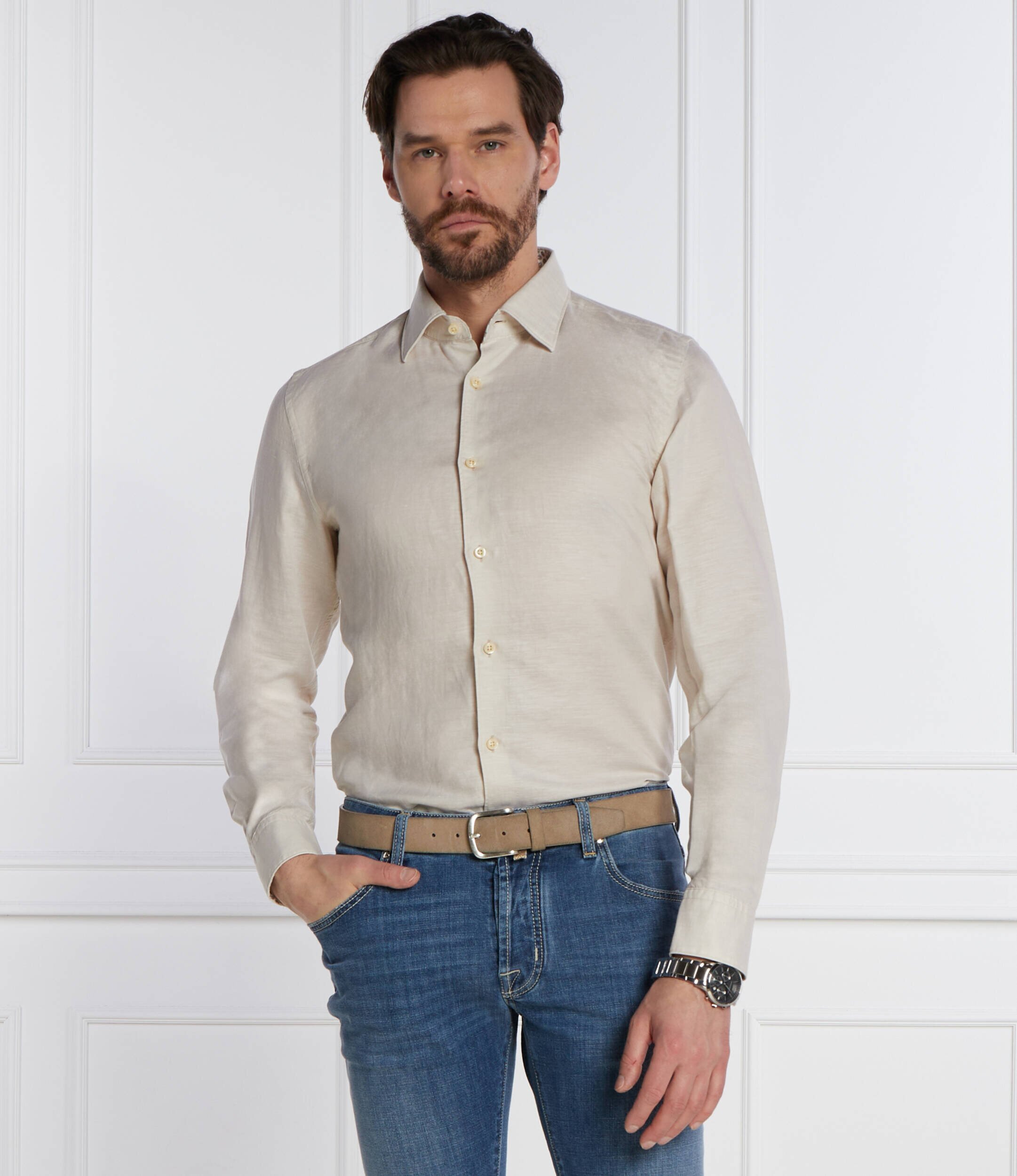 BOSS Black De in cămașă C-HAL-kent-C3-223 | casual fit