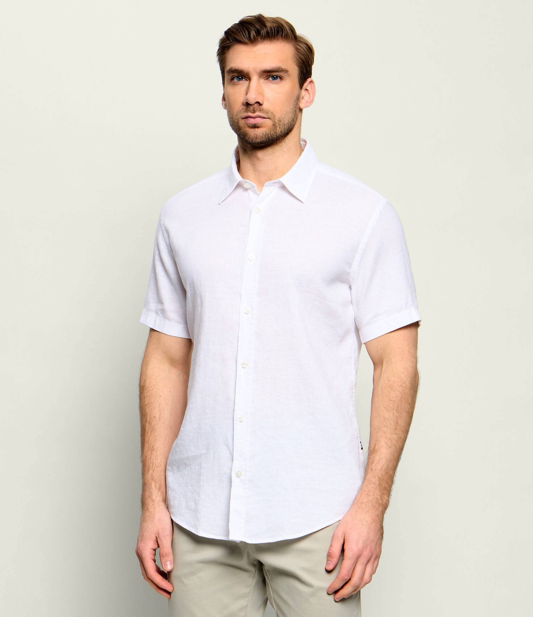 BOSS Black De in cămașă C-ROAN-K-SH-262 | Slim Fit | stretch