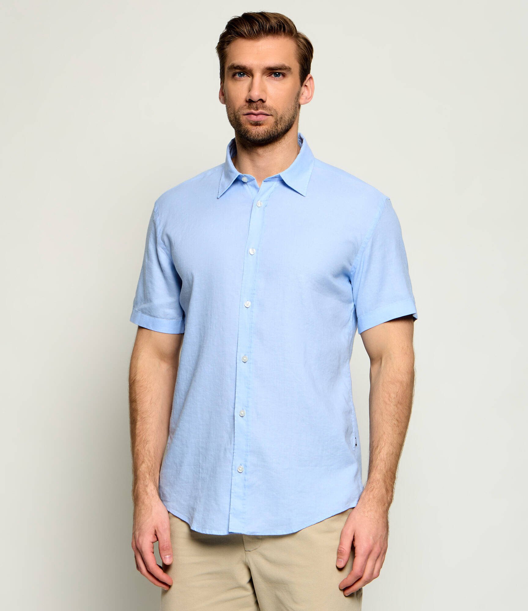 BOSS Black De in cămașă C-ROAN-K-SH-262 | Slim Fit | stretch