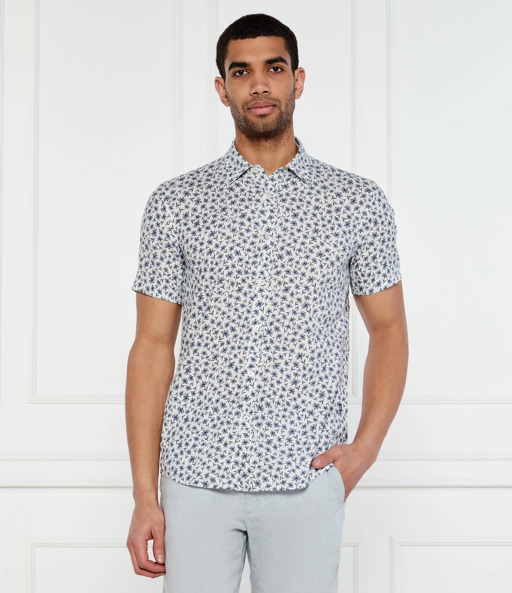 BOSS Black De in cămașă C-ROAN-ken-SH-C1-251 | Slim Fit | stretch