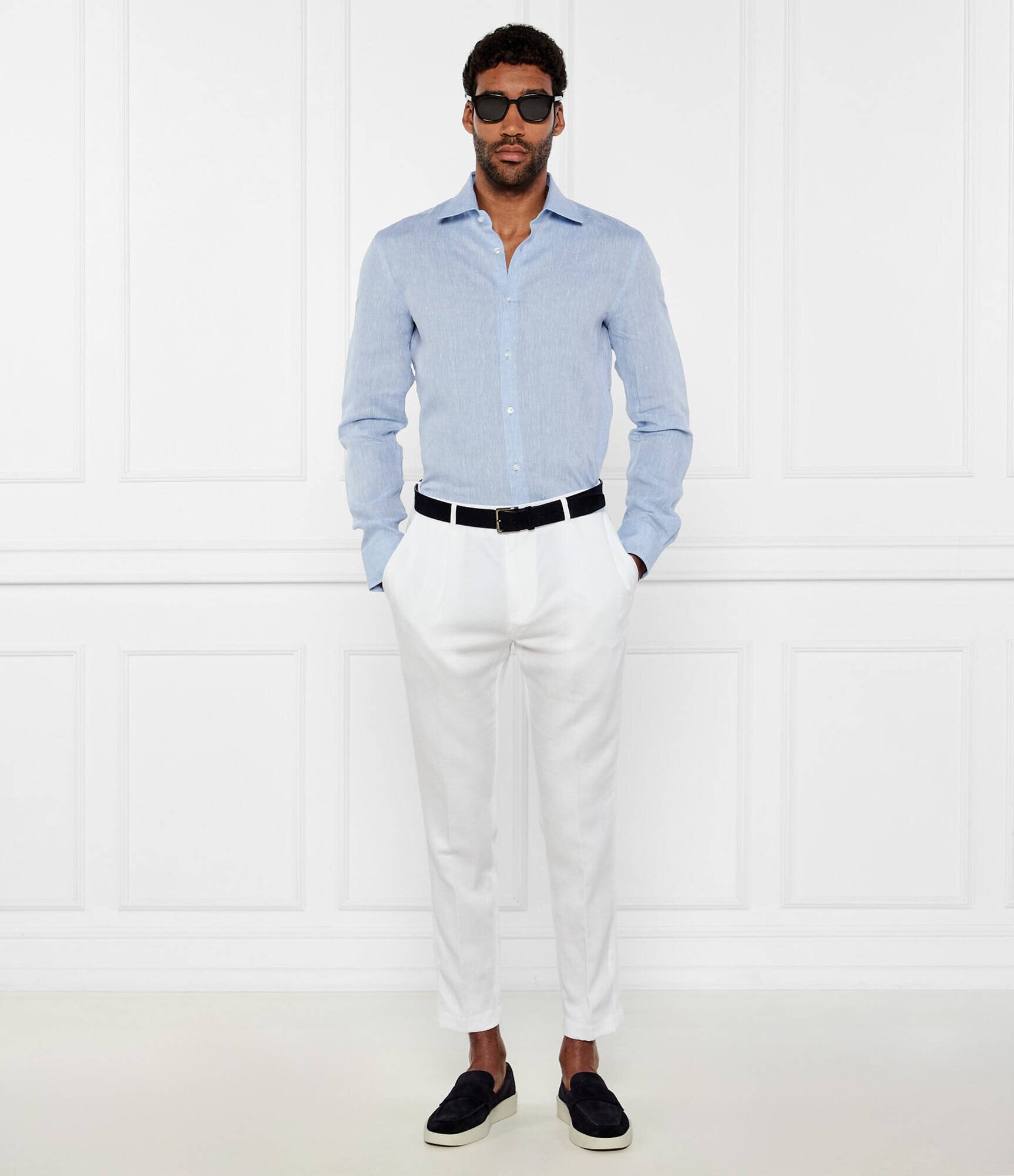 BOSS Black De in cămașă H-HANK-kent-C1-214 | Slim Fit