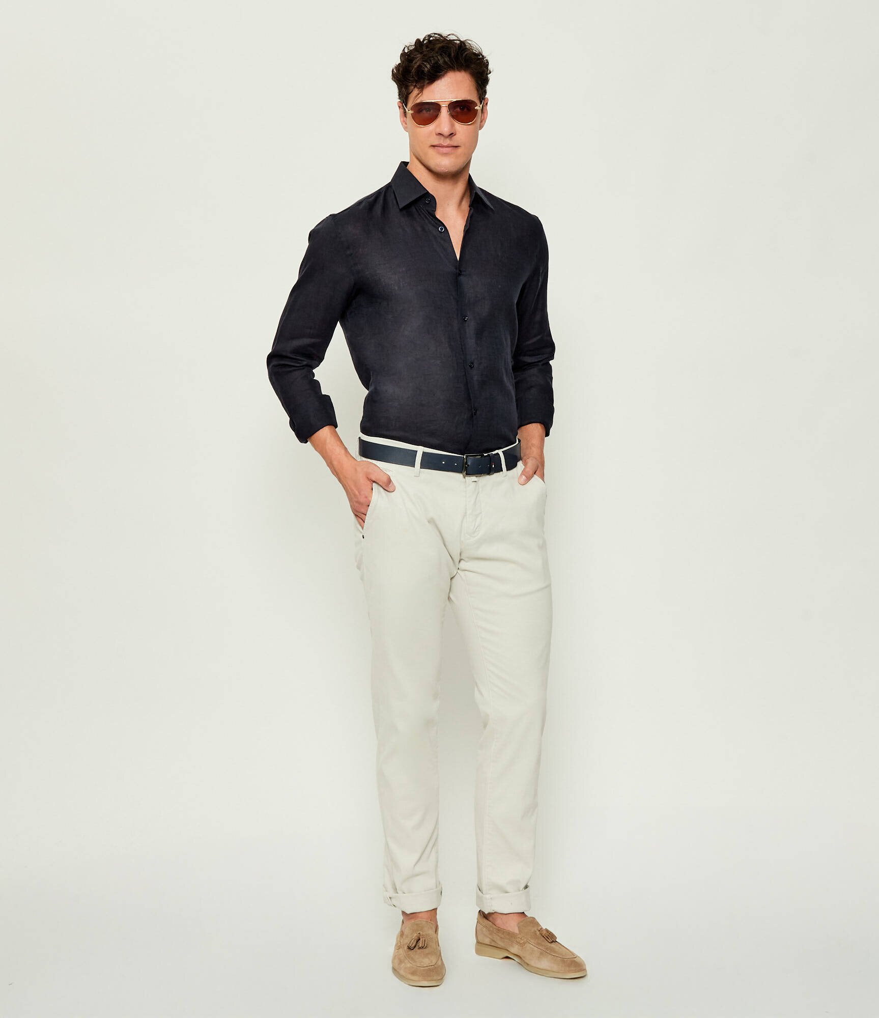 BOSS Black De in cămașă H-HANK-kent-C1-214 | Slim Fit