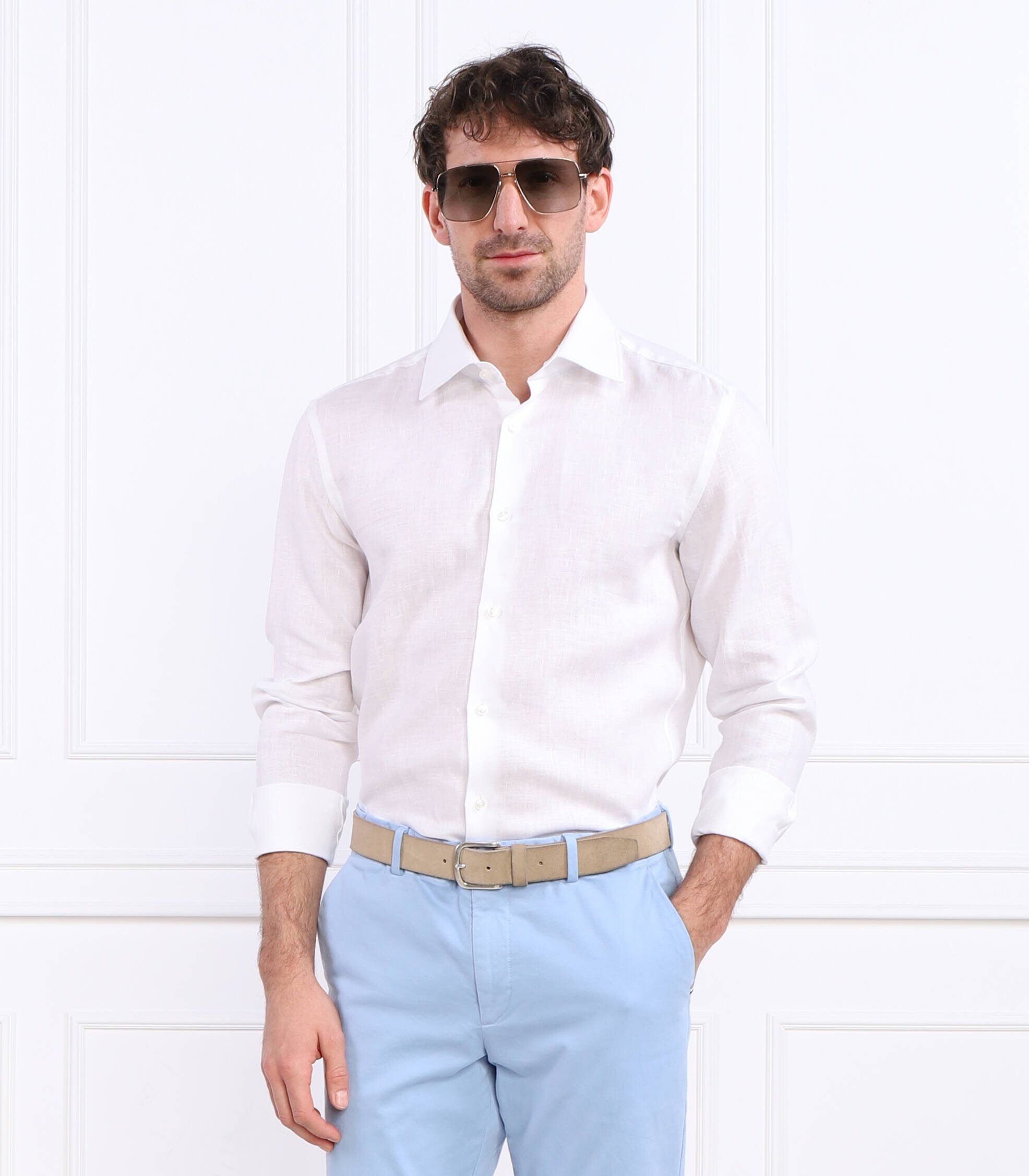 BOSS Black De in cămașă H-HANK-kent-C1-214 | Slim Fit