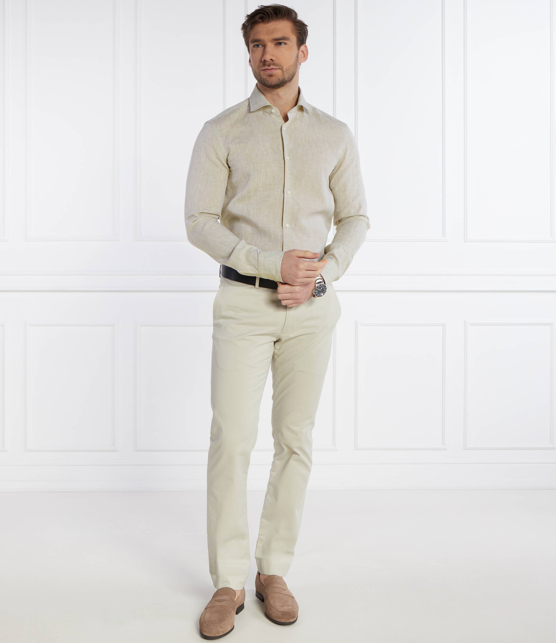 BOSS Black De in cămașă H-HANK | Slim Fit