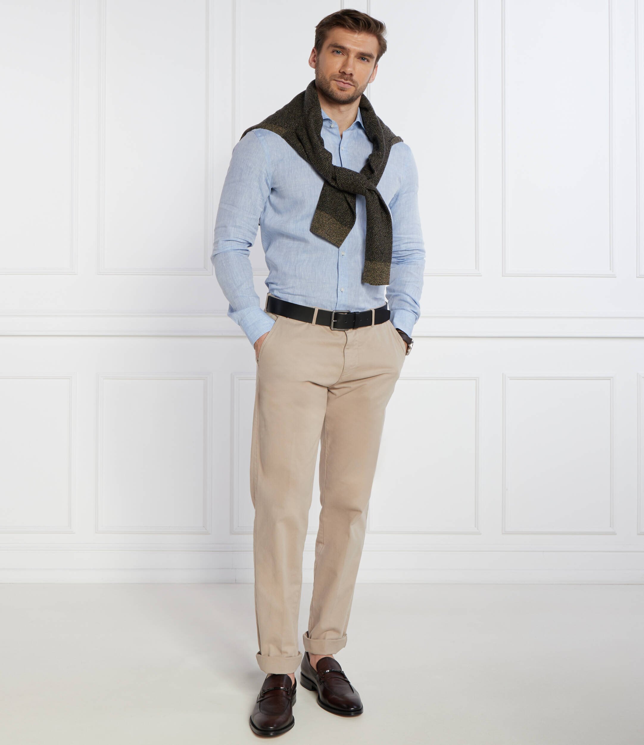 BOSS Black De in cămașă H-HANK | Slim Fit