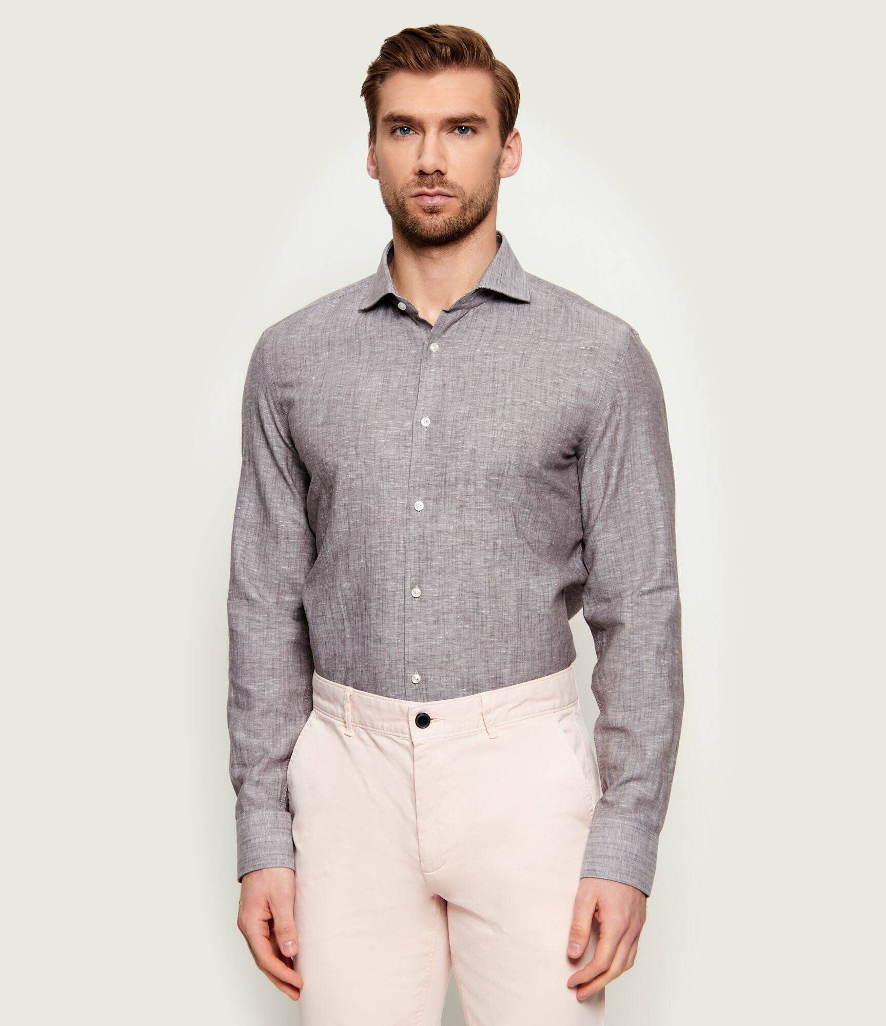 BOSS Black De in cămașă H-HANK-SP-B1-C1-261 | Slim Fit