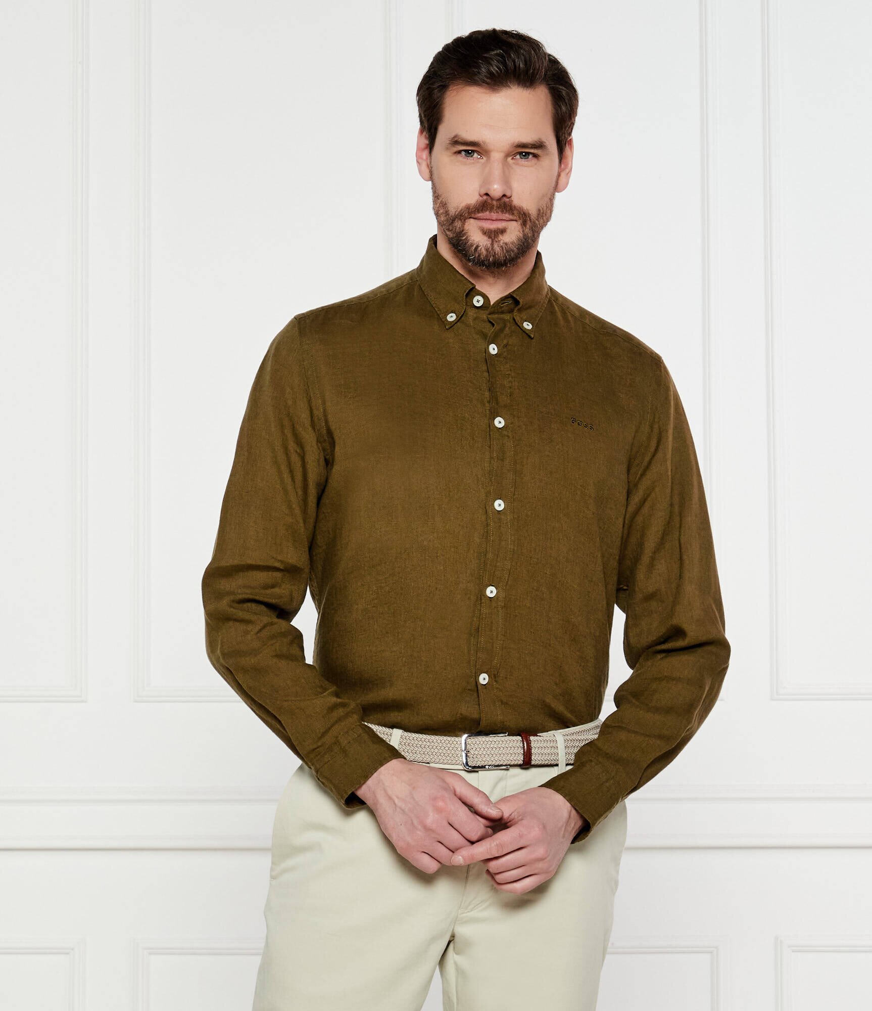 BOSS Black De in cămașă H-LIAM-BD-E-C1-243 | Regular Fit