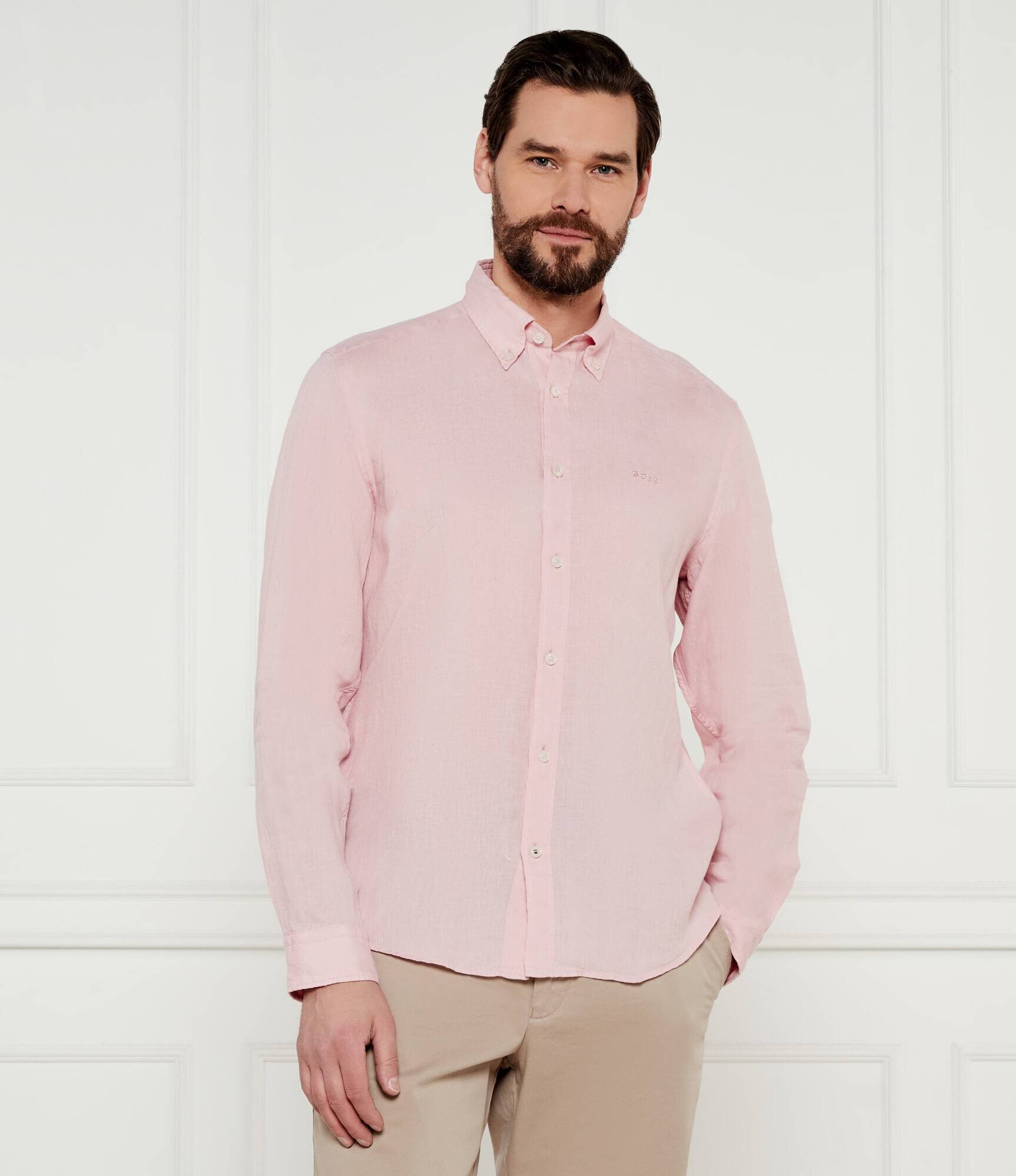 BOSS Black De in cămașă H-LIAM-BD-E-C1-243 | Regular Fit