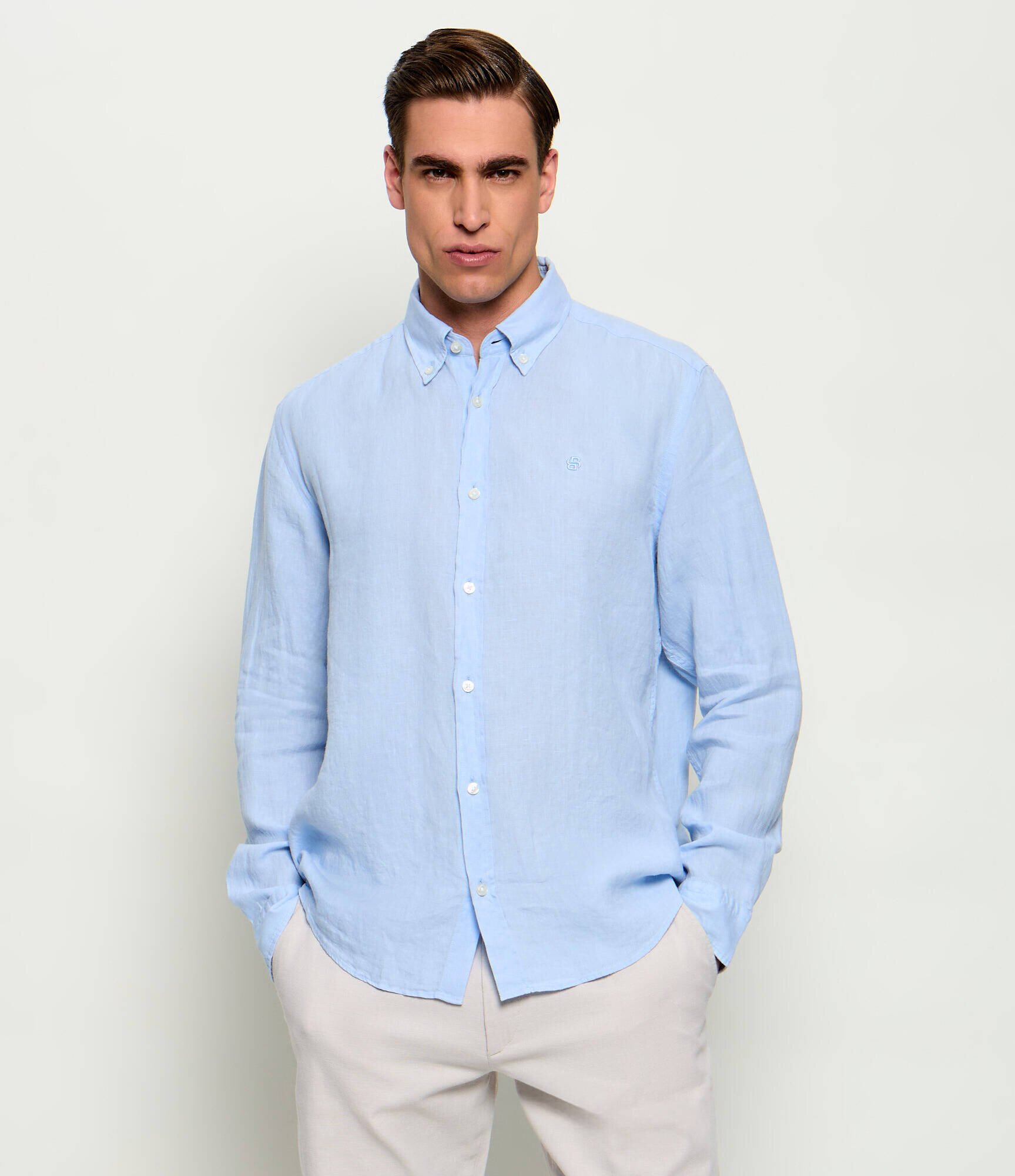 BOSS Black De in cămașă H-LIAM-BD-E-C1-261 | regular fit