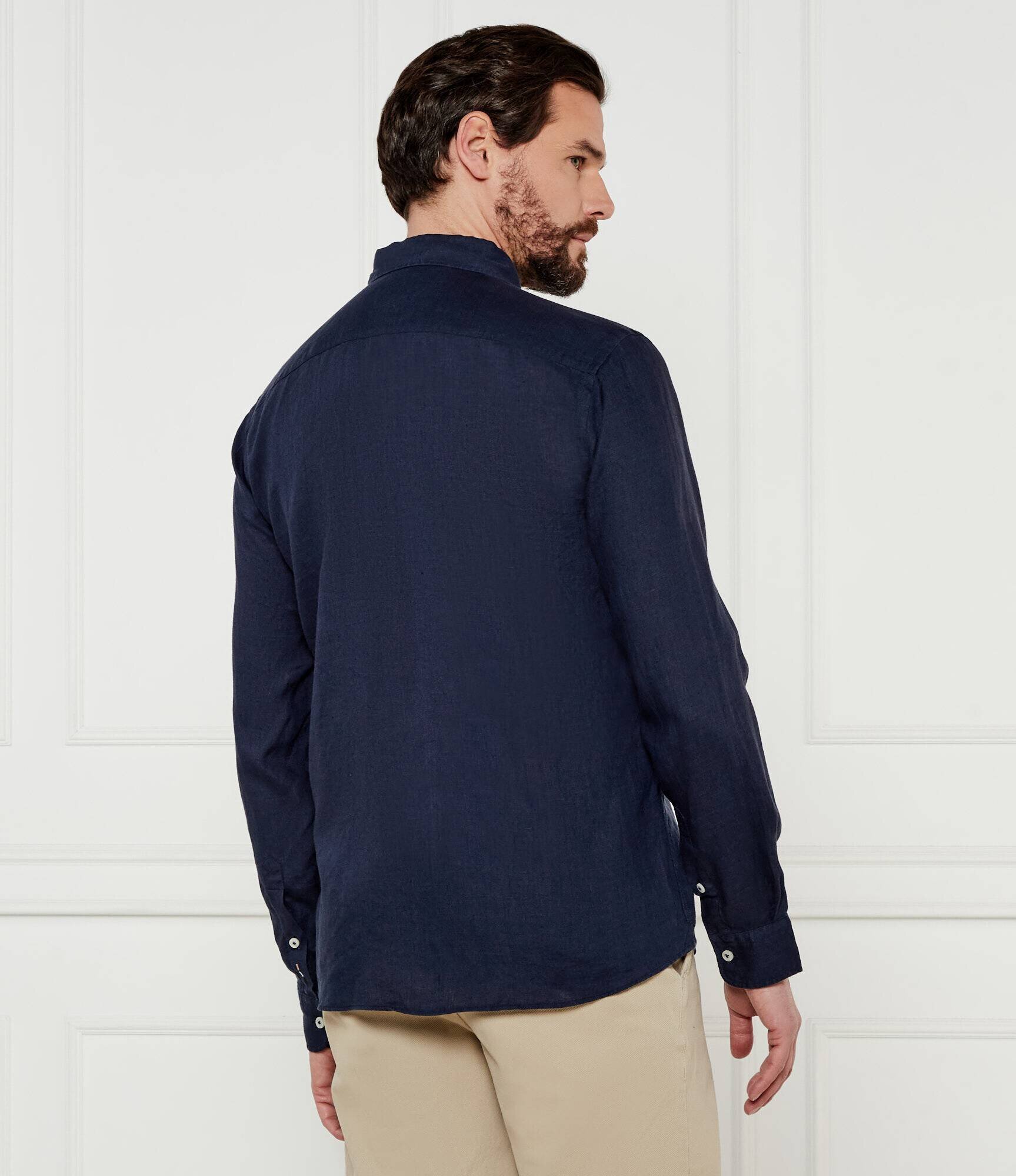 BOSS Black De in cămașă H-ROAN-BD-E-C1-243 | Slim Fit